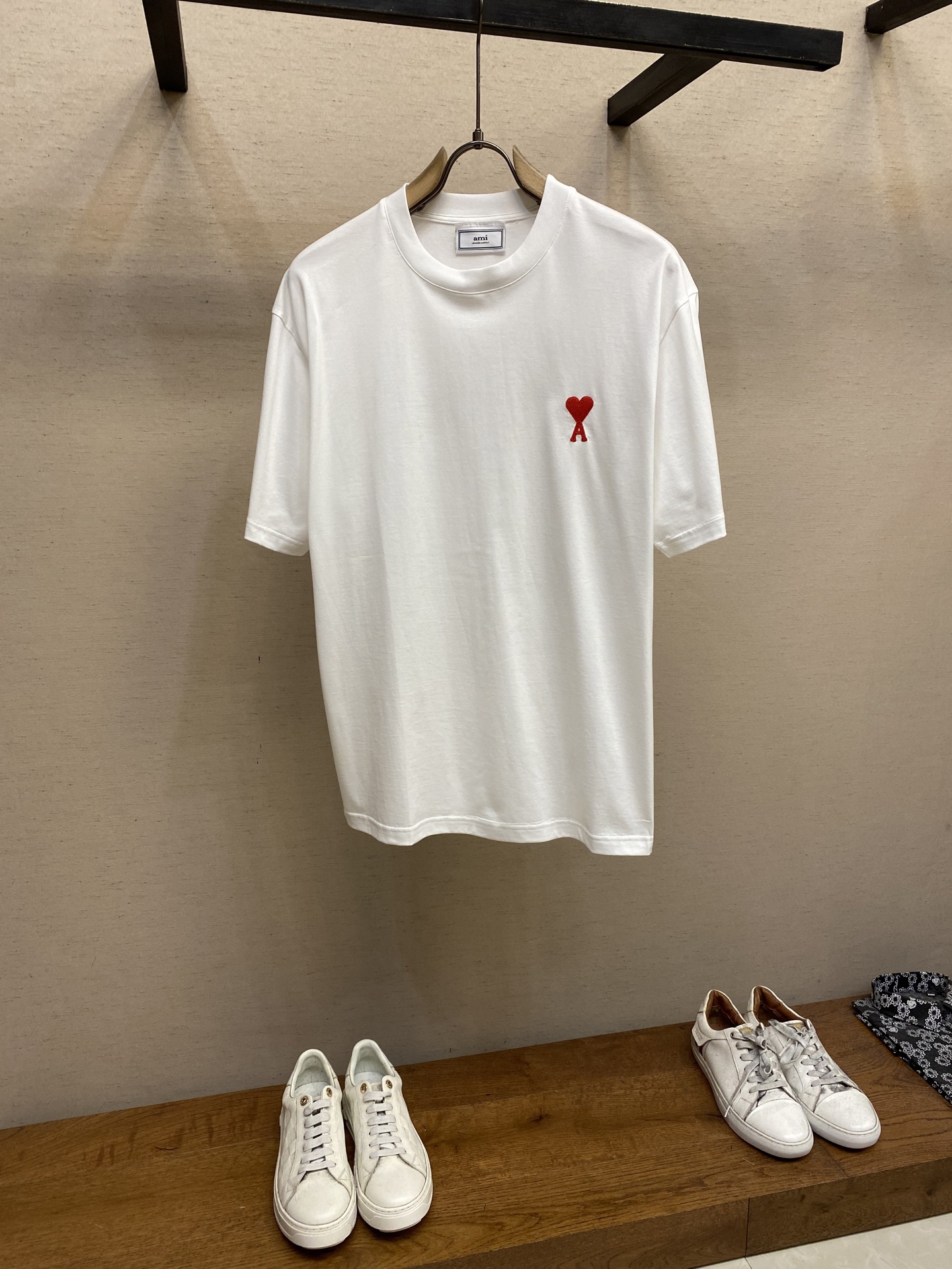 Luxury Pure Cotton T-Shirts with Short Sleeves in English Style, Sizes S-XL - 图片 1