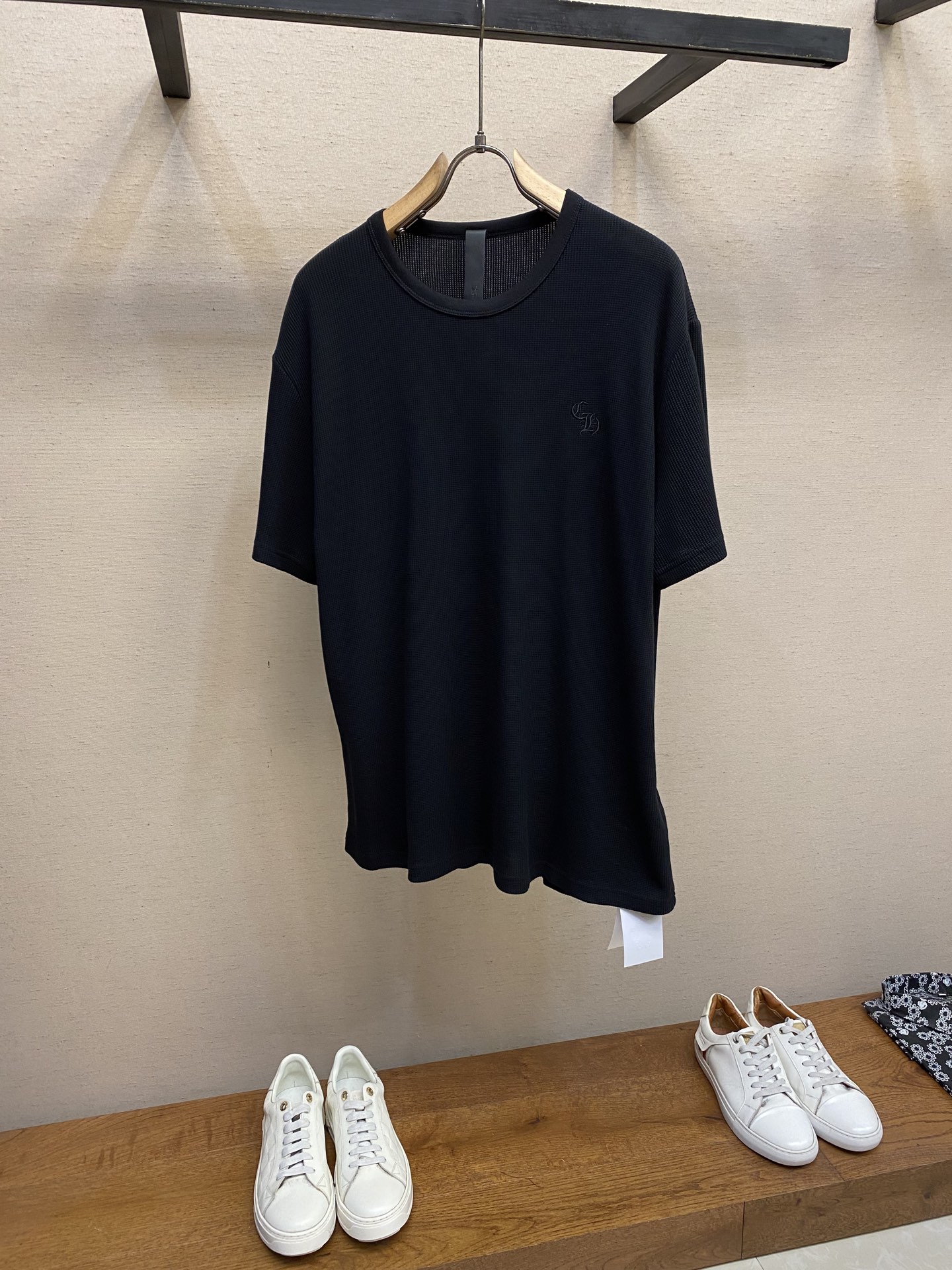 NO:418371,Chrome Heart CH/25 embroidered waffle short sleeves Fabric uses 250G pure cotton waffle, comfortable upper body, imported embroidery machine, precision operation, leather label uses imported lambskin Size S, M, L,, Chrome hearts, T-shirt, sheepskin, alexander wang19860909Chrome Heart CH/25 刺绣华夫格短袖 面料采用250G纯棉华夫格 上身舒适 胸口刺绣采用进口绣花机 精密作业 皮牌采用进口小羊皮 尺码S,M,L,,chrome hearts,T-shirt,sheepskin,alexander wang,Men's clothing