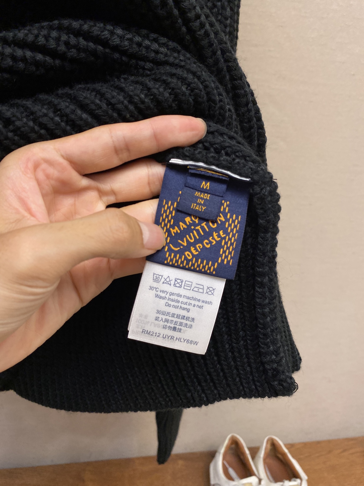 Wool Pilot Sweater: Australian Wool, Chromosomal Solidity, EU Standards, Cotton-Wool Blend - 图片 8