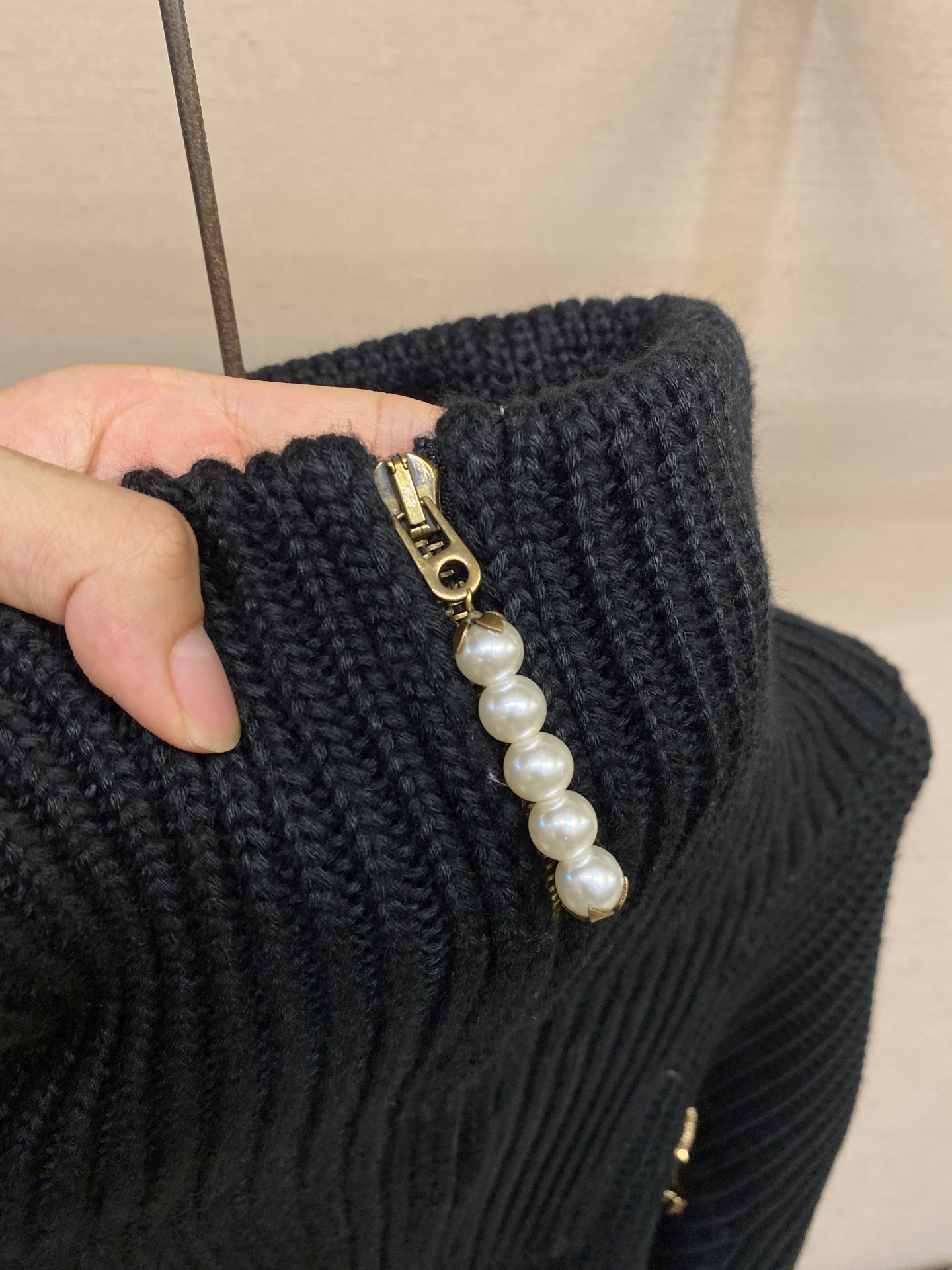 Wool Pilot Sweater: Australian Wool, Chromosomal Solidity, EU Standards, Cotton-Wool Blend - 图片 5