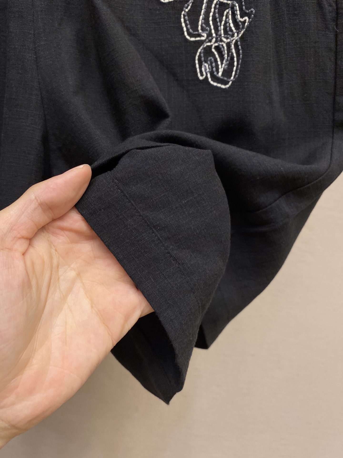 P704 Palm Angels Men’s Cotton Thong Shorts for Fashionable Outdoor Exercise - 图片 6
