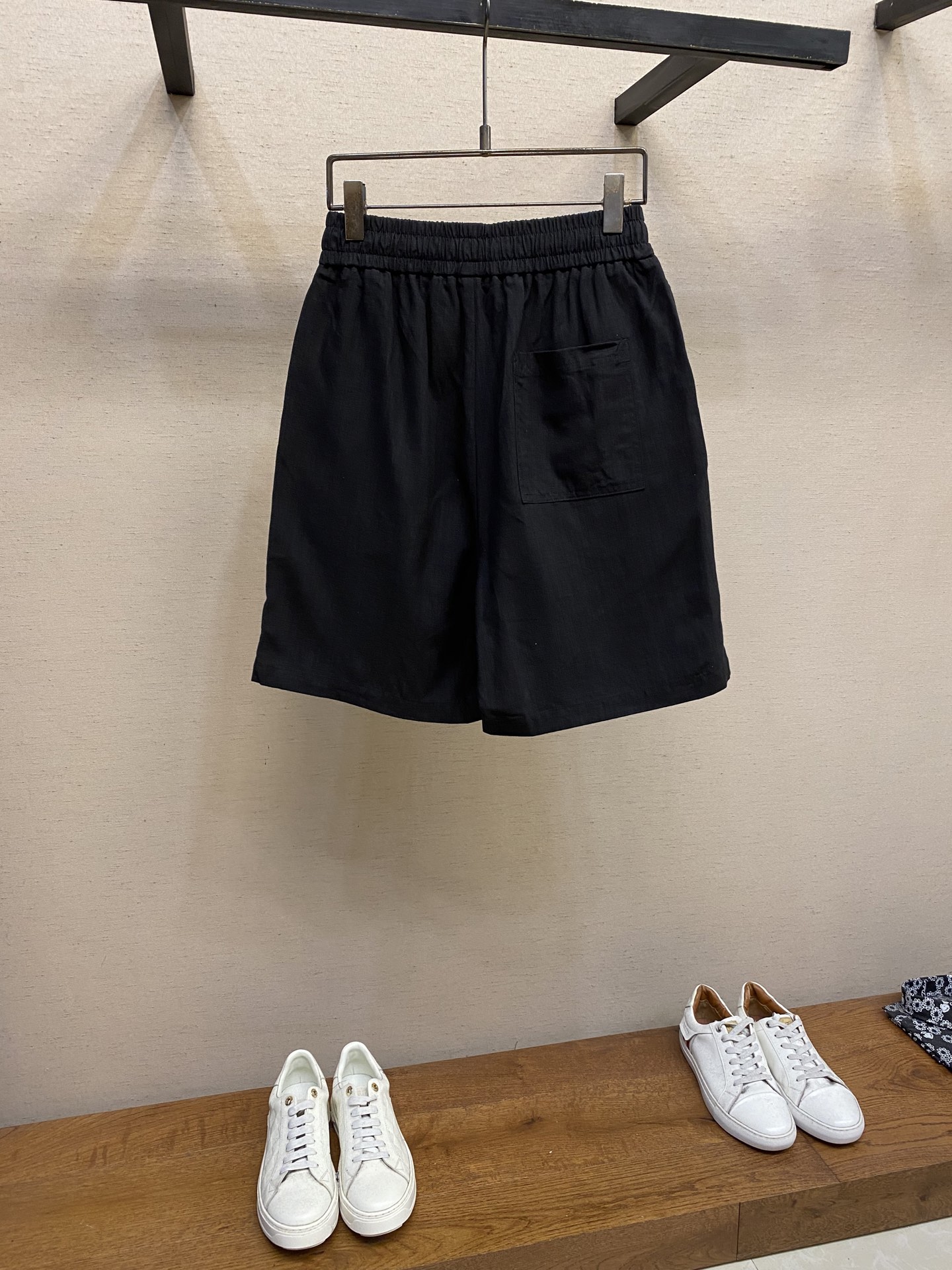 P704 Palm Angels Men’s Cotton Thong Shorts for Fashionable Outdoor Exercise - 图片 2