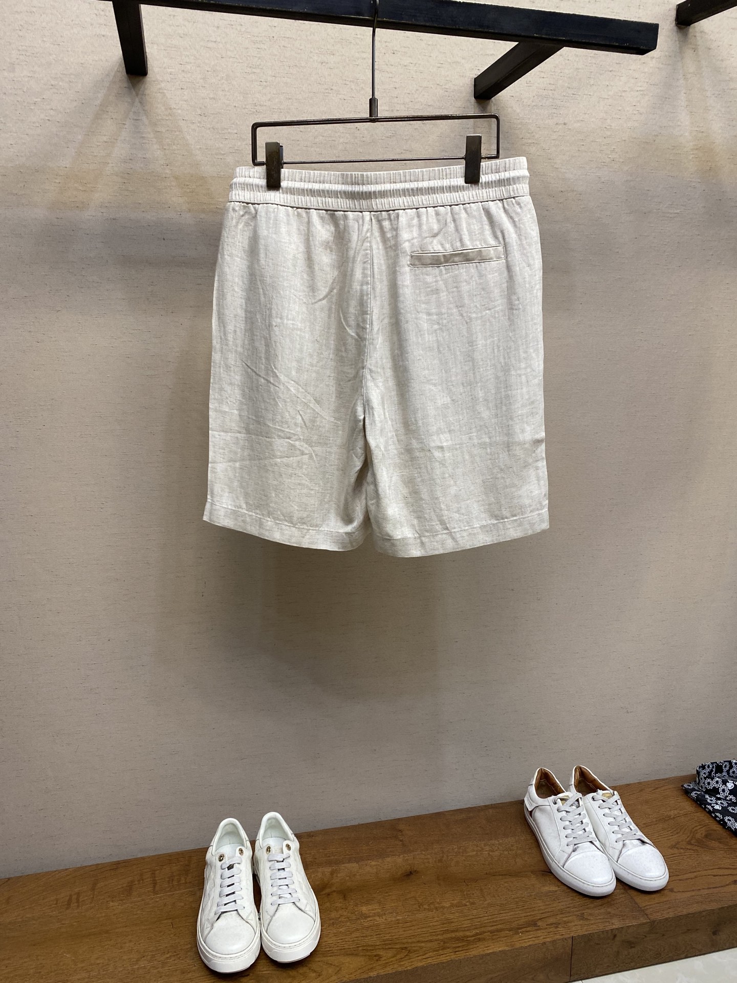 Summer Men’s Knit Shorts: Comfortable, Stylish, and Breathable with Linen Blend - 图片 2