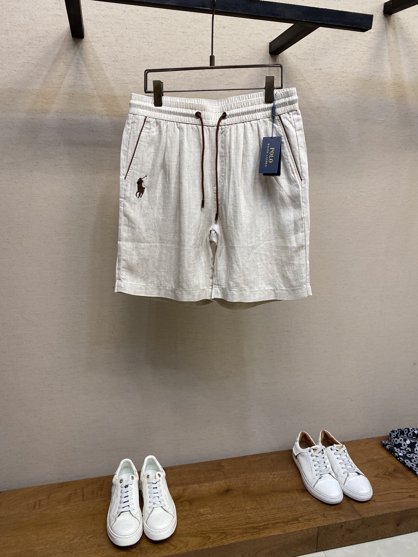 Summer Men’s Knit Shorts: Comfortable, Stylish, and Breathable with Linen Blend - 图片 1