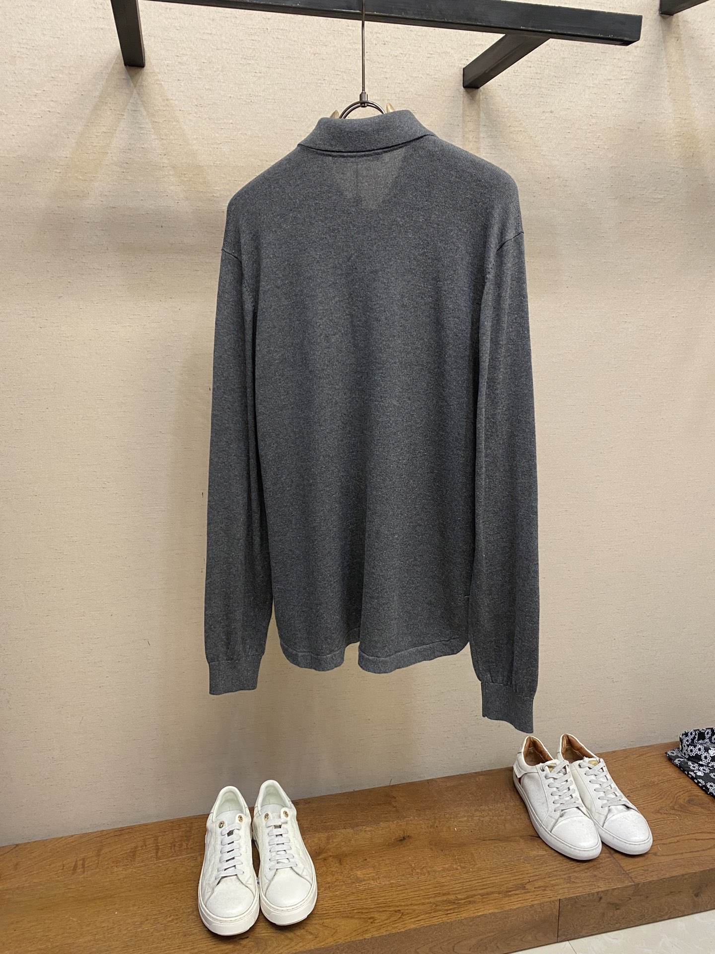 High-Quality P650 Long-Sleeved Knitting with Custom Logo and Trademark, Size S-XL - 图片 2