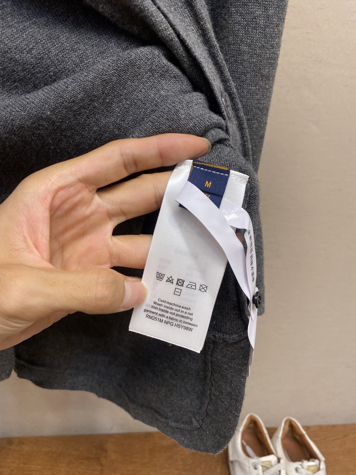 High-Quality P650 Long-Sleeved Knitting with Custom Logo and Trademark, Size S-XL - 图片 8