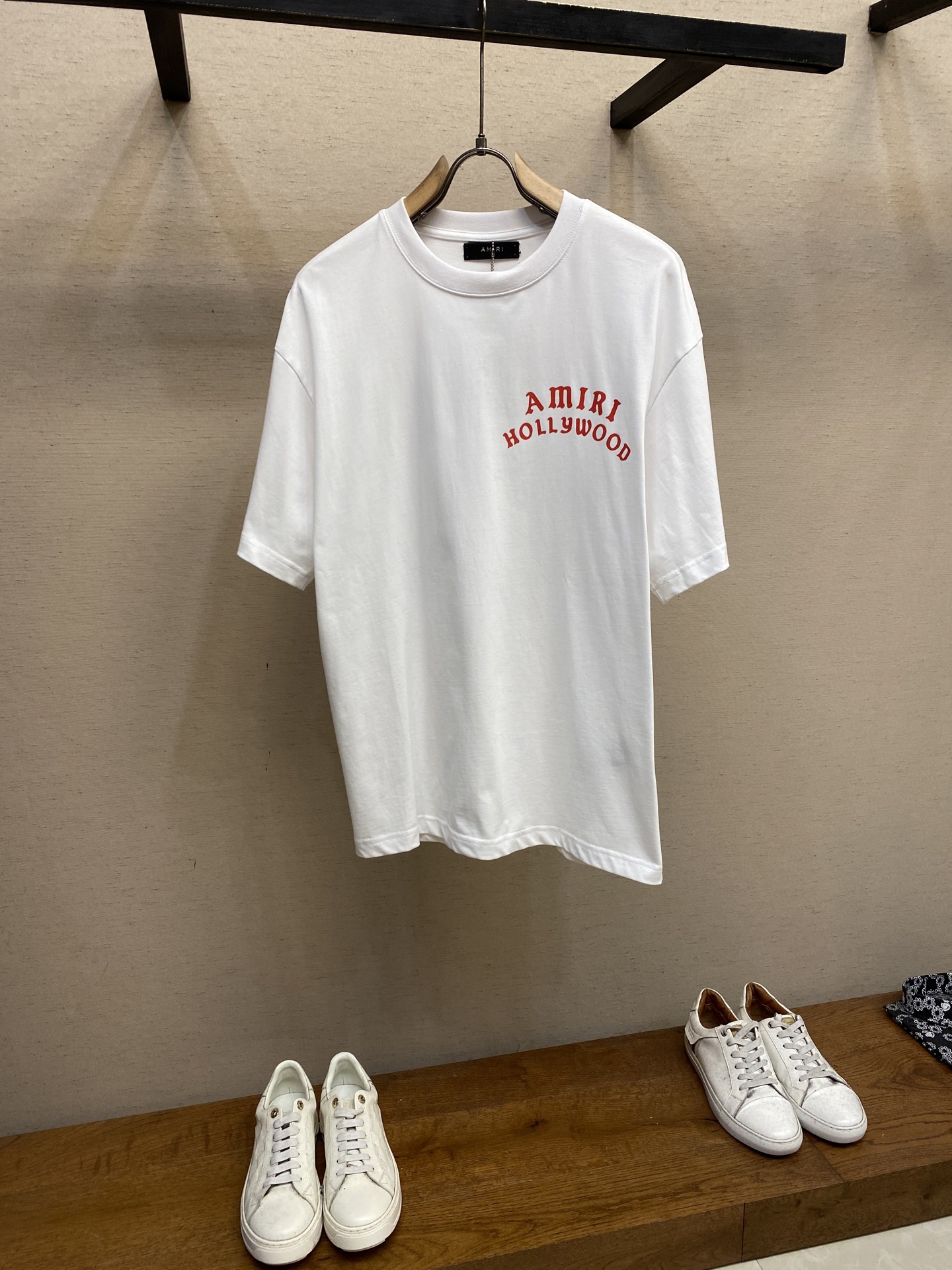 NO:470461,AMIRI new pure cotton round neck short sleeve printed LOGO loose style male and female Size S-XL, amiri, T-shirt, alexander wang19860909AMIRI 新款纯棉圆领短袖 印花LOGO 宽松版型 男女同款 尺码S-XL,,amiri,T-shirt,alexander wang,Men's clothing