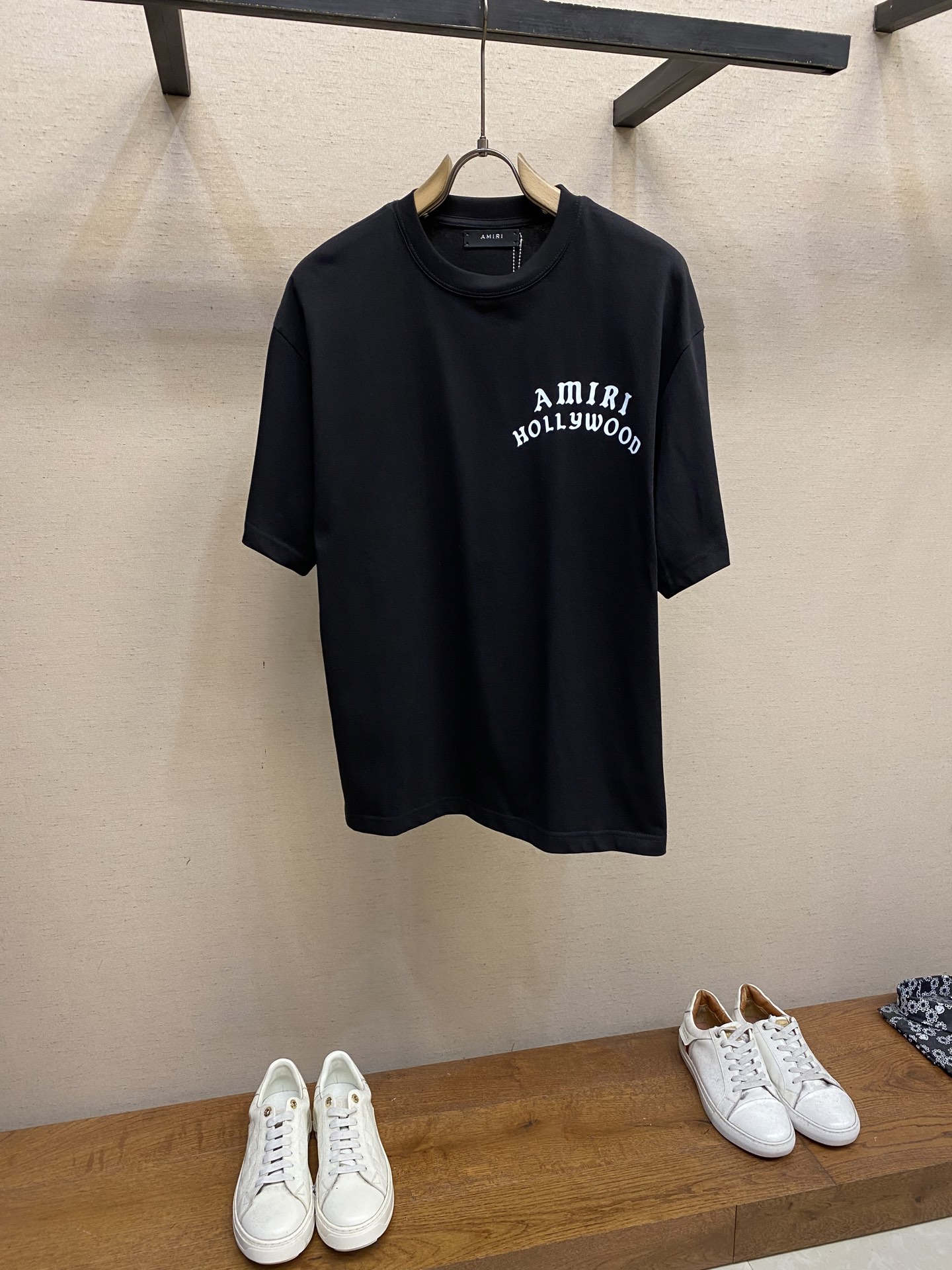 NO:472145,AMIRI new pure cotton round neck short sleeve printed LOGO loose style male and female Size S-XL, amiri, T-shirt, alexander wang19860909AMIRI 新款纯棉圆领短袖 印花LOGO 宽松版型 男女同款 尺码S-XL,,amiri,T-shirt,alexander wang,Men's clothing