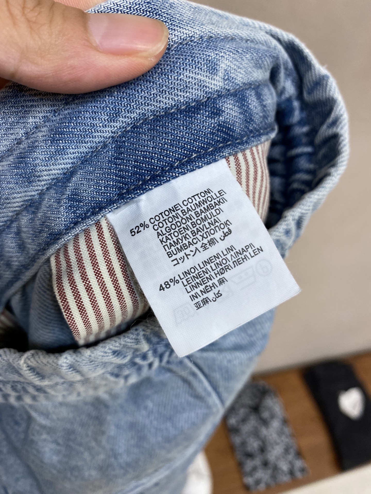 P672 B.C. Platinum Linen Wool Jeans: Luxurious Comfort with Timeless Style - 图片 7