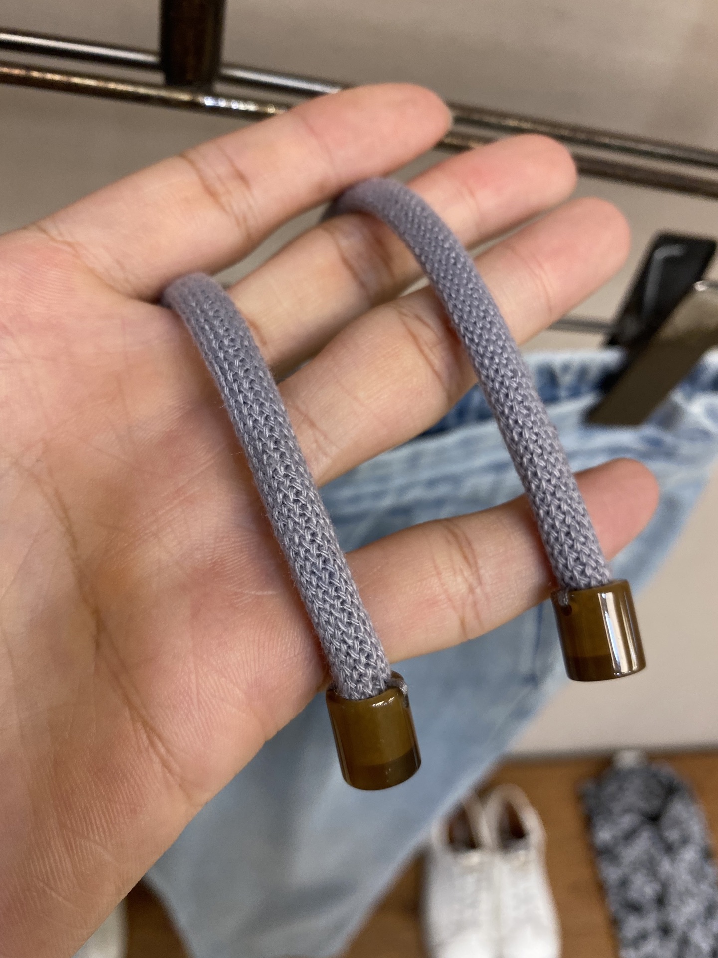 P672 B.C. Platinum Linen Wool Jeans: Luxurious Comfort with Timeless Style - 图片 5