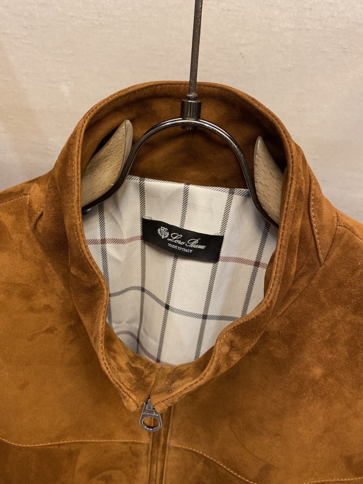 Luxurious Loro Piana Sheep Leather Jacket: Essence of Old Money Style - 图片 3