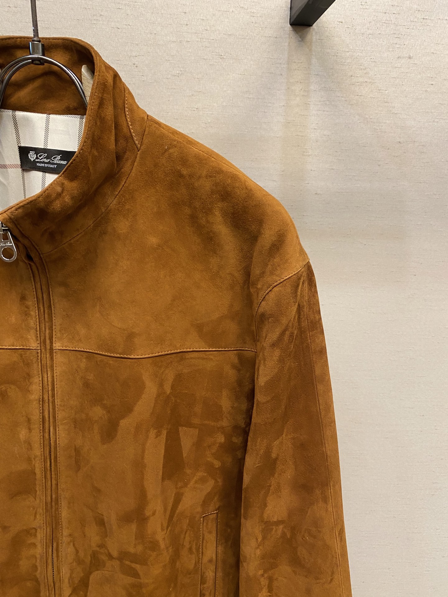 Luxurious Loro Piana Sheep Leather Jacket: Essence of Old Money Style - 图片 4