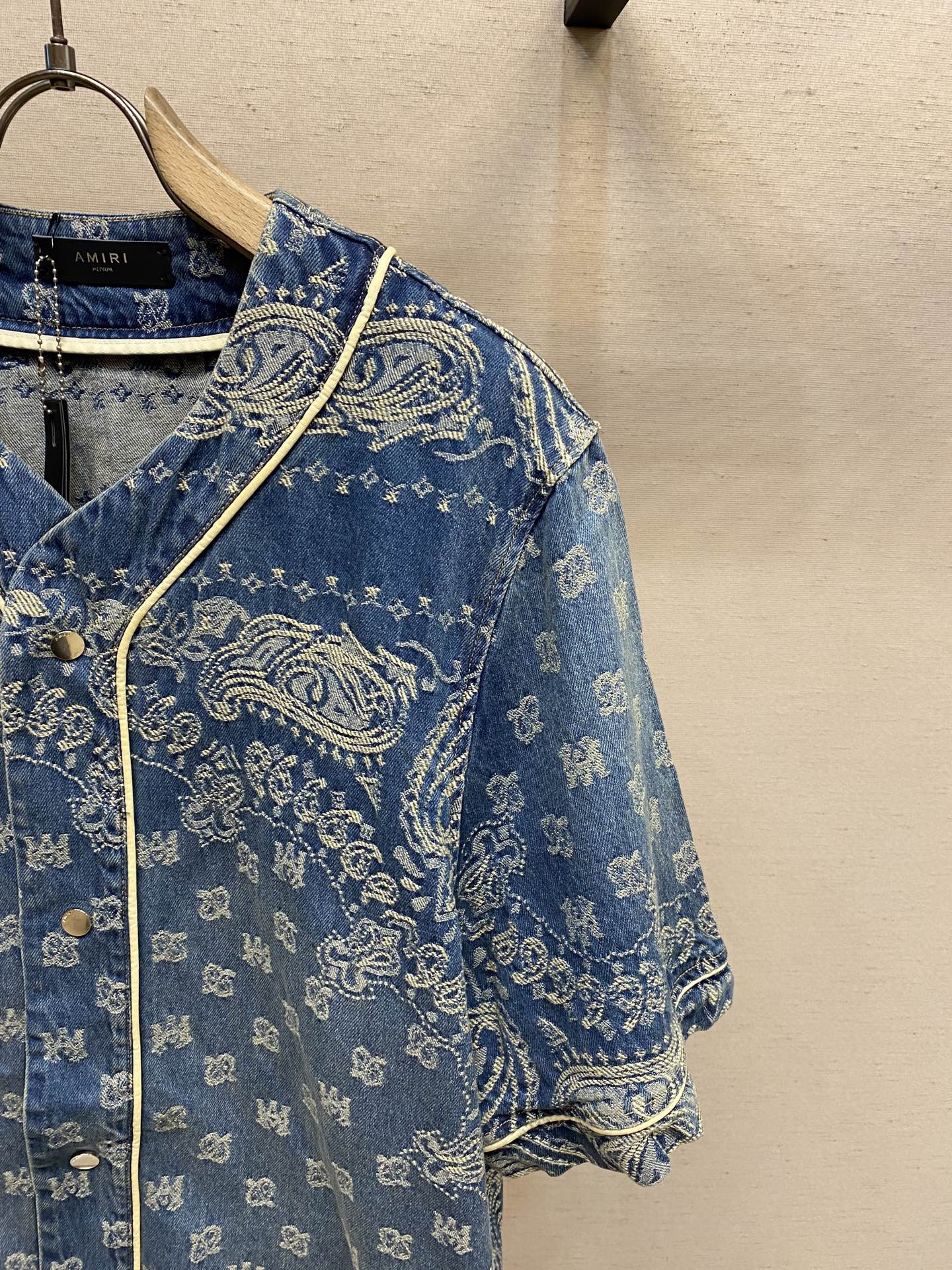 Amiri 24ss Cowboy Shirts: Customized One-Size-Fits-All with Unique Design & Tailoring - 图片 4