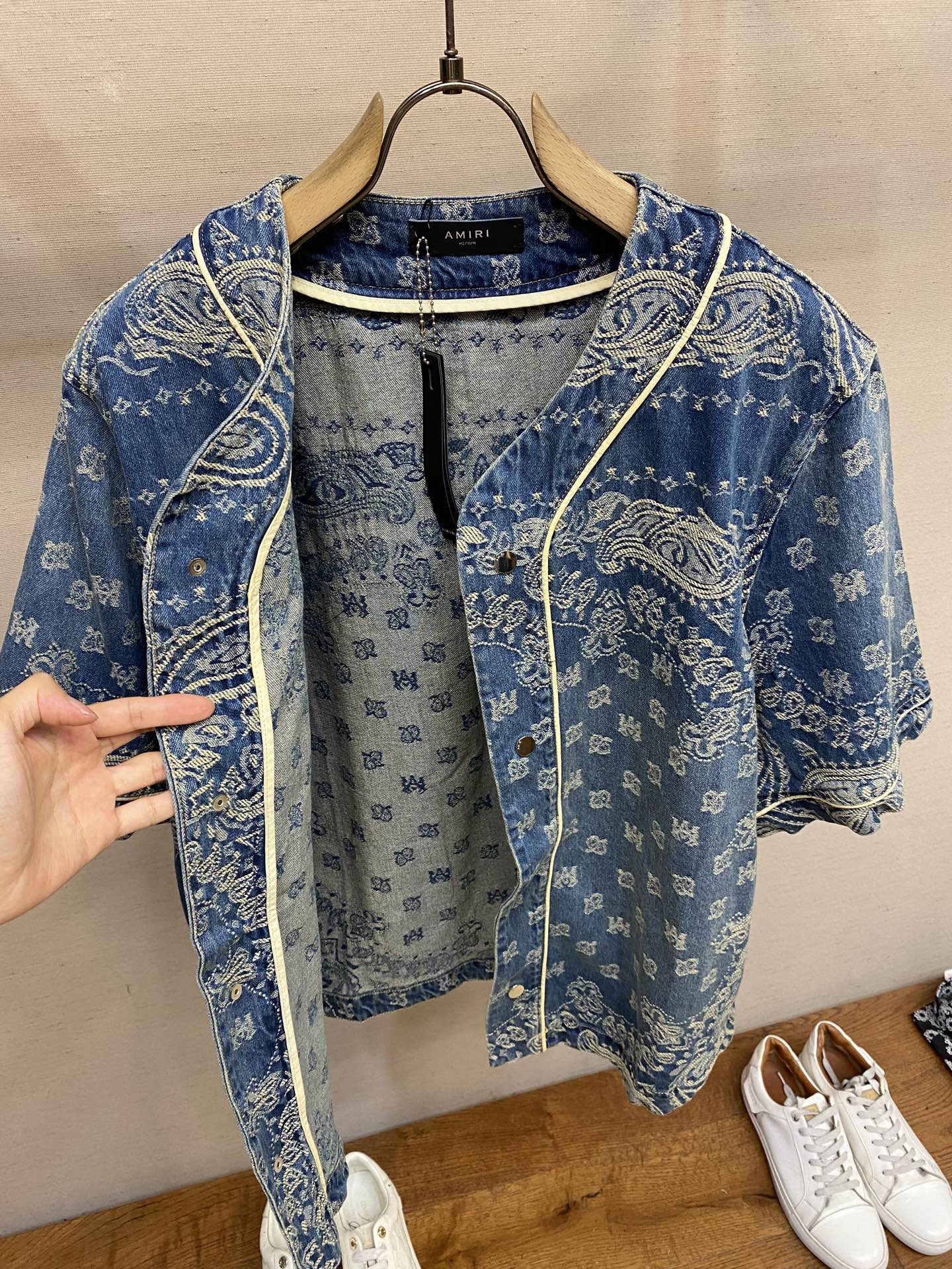 Amiri 24ss Cowboy Shirts: Customized One-Size-Fits-All with Unique Design & Tailoring - 图片 6