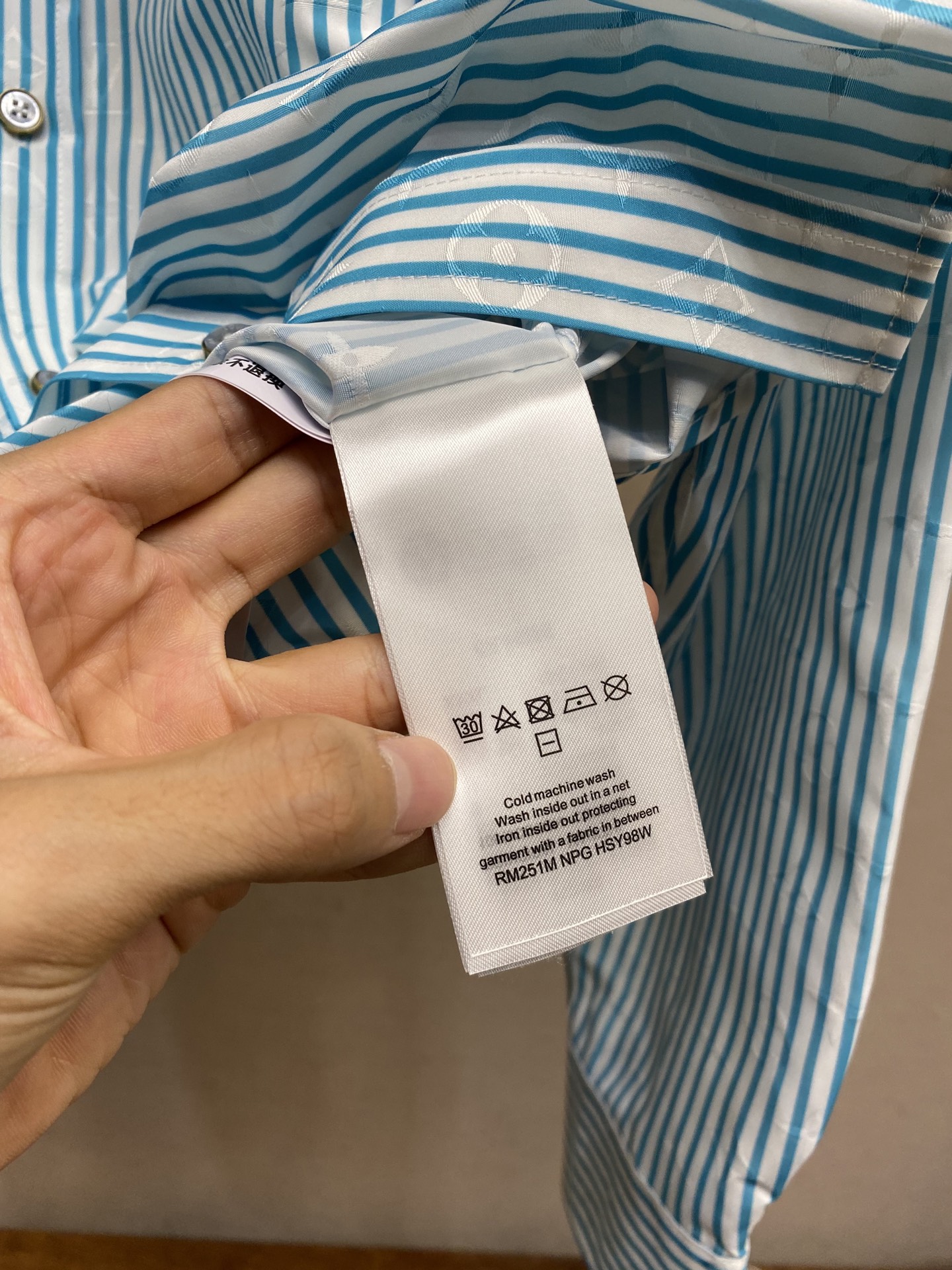 Customized Suture Shirt with 13400 Texture Fabric and Template Embroidery | Size S-XL Options - 图片 8