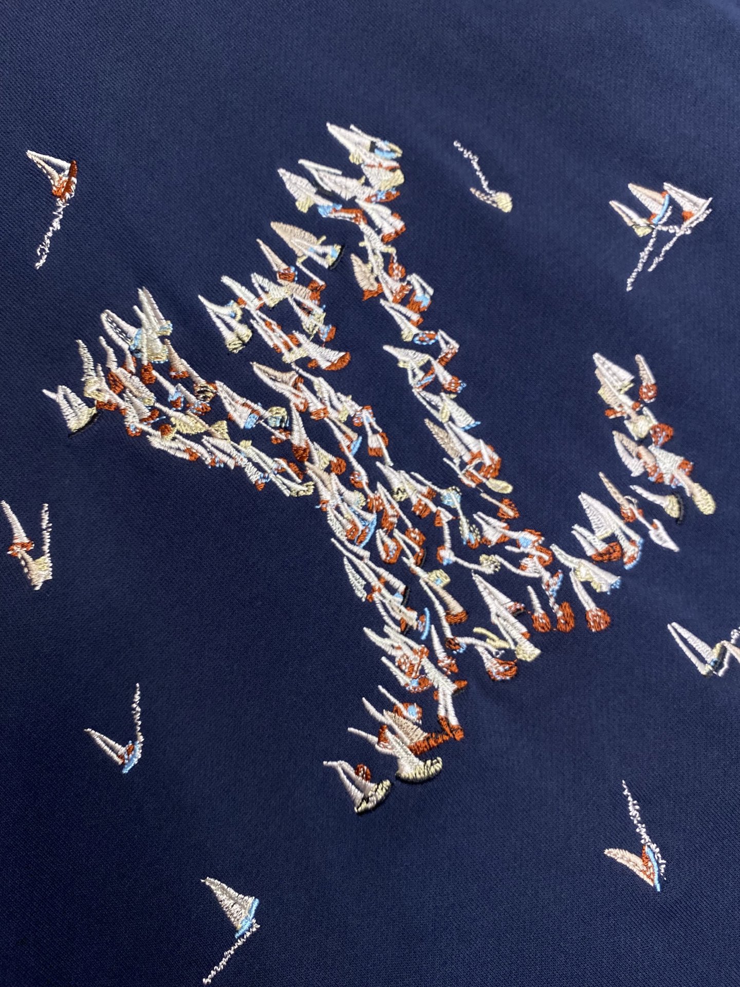 🌟🌟1V、25SS刺绣连帽衫，正品15100购入，全棉无尘毛料卫衣料380克，21支2*2潮牌螺纹
24