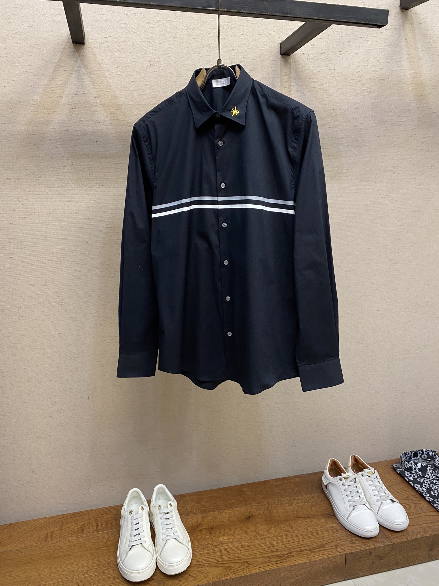 🌟🌟Dior、CD.HOMME家族男士时装款休闲长袖衬衫，贸易公司洋行货，早秋新品，高颜值明星级单品，广