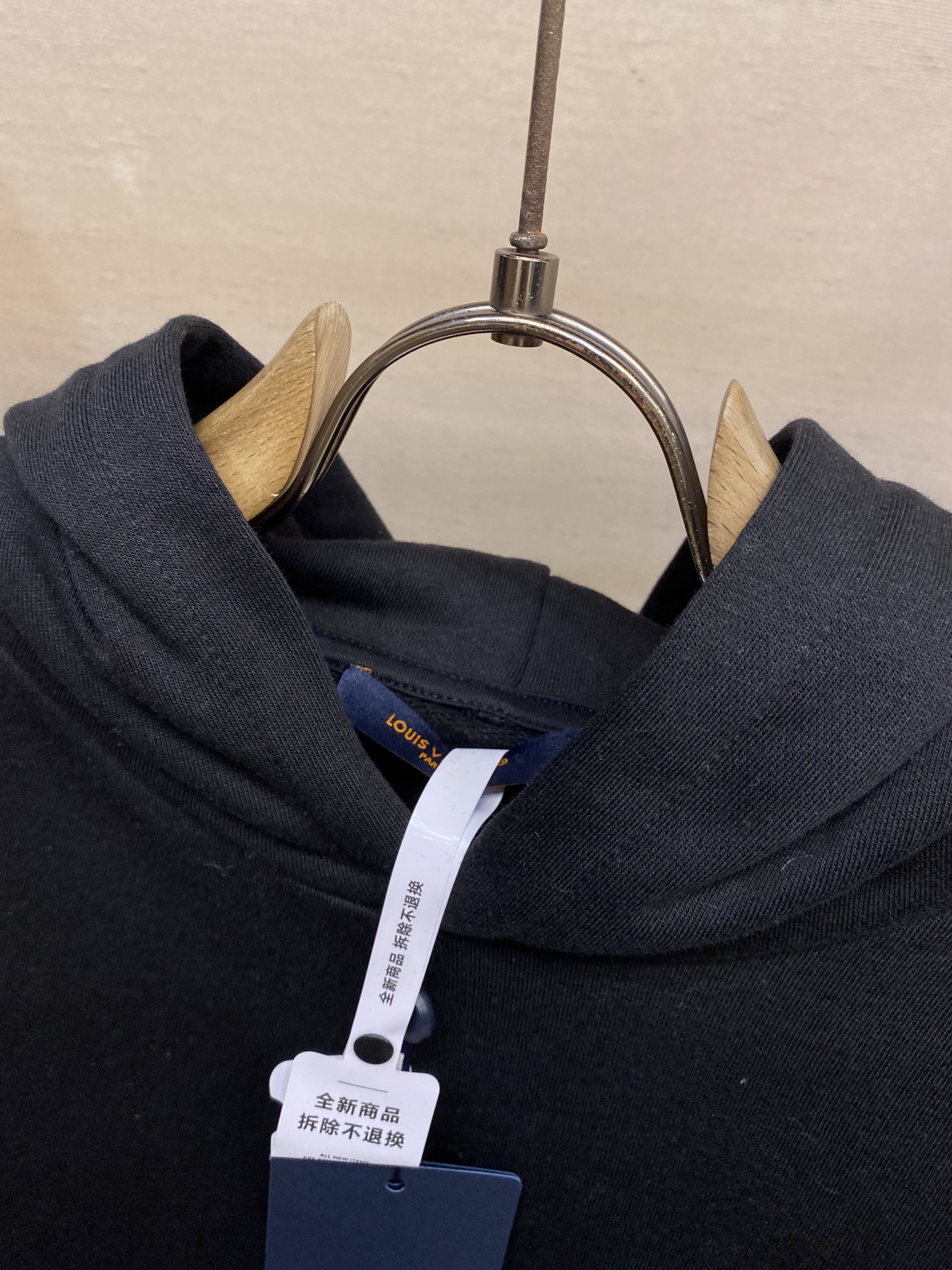 🌟🌟1V，纯色套头帽衫长袖卫衣，正品7899购入，潮牌双股360克抓毛卫衣料，2*2潮牌螺纹400克，机