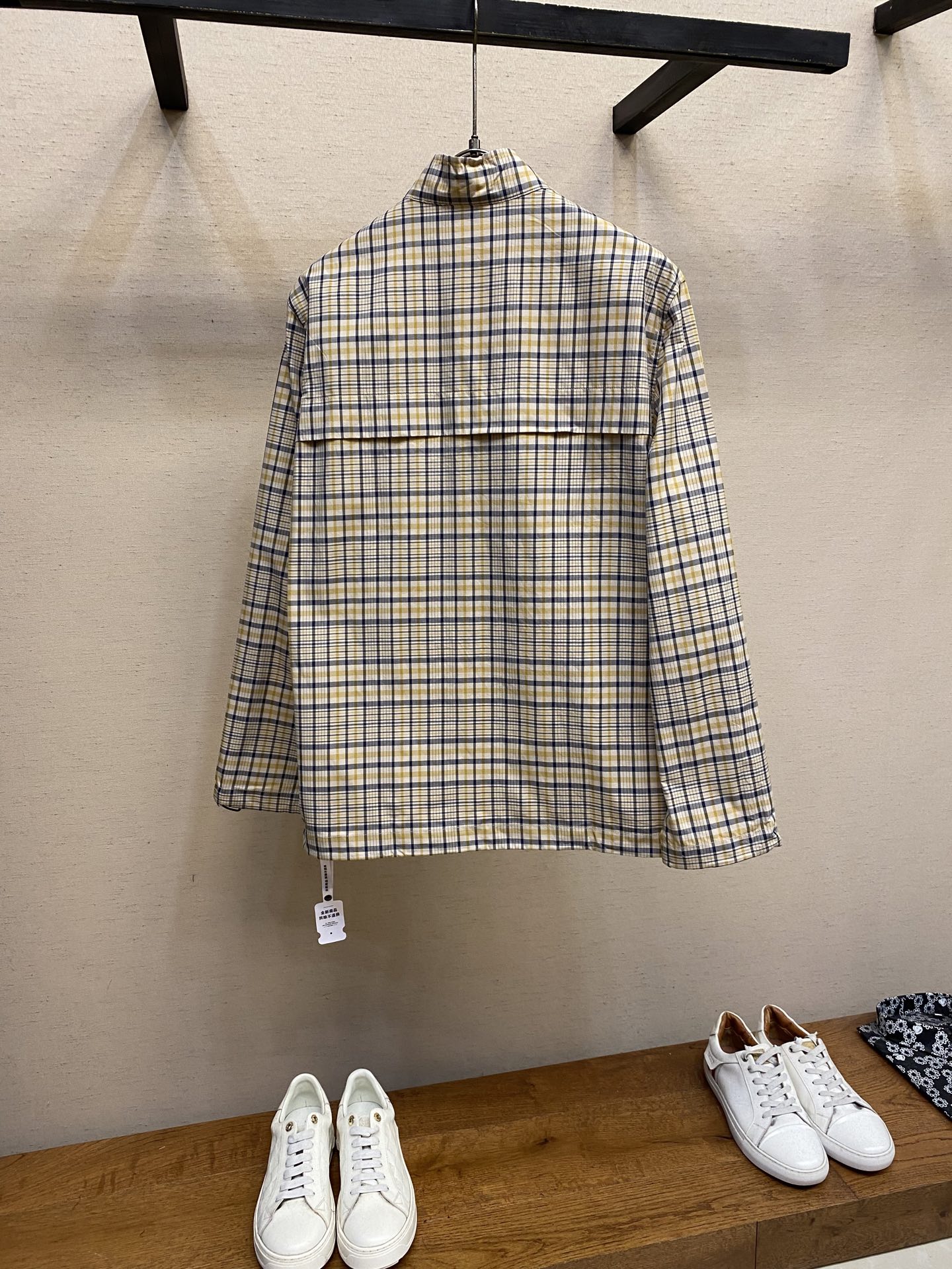 🌟🌟Dior，25SS棉质混纺面料格子图案衬衫，正品18500购入，定制格子提花混纺面料，提花面料，定位