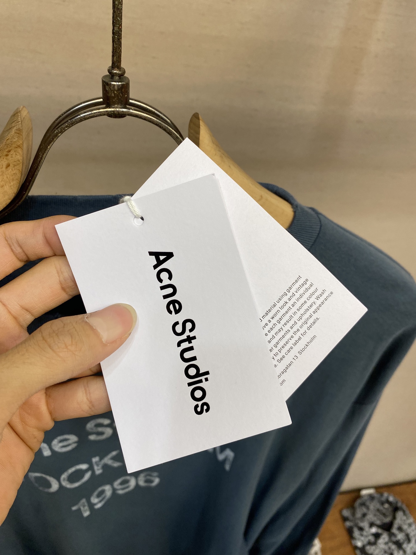 🌟🌟Acne Studios，男女同款圆领长袖T恤 秋天可外穿 冬天可打底 一年四季可穿 超高性价比 随