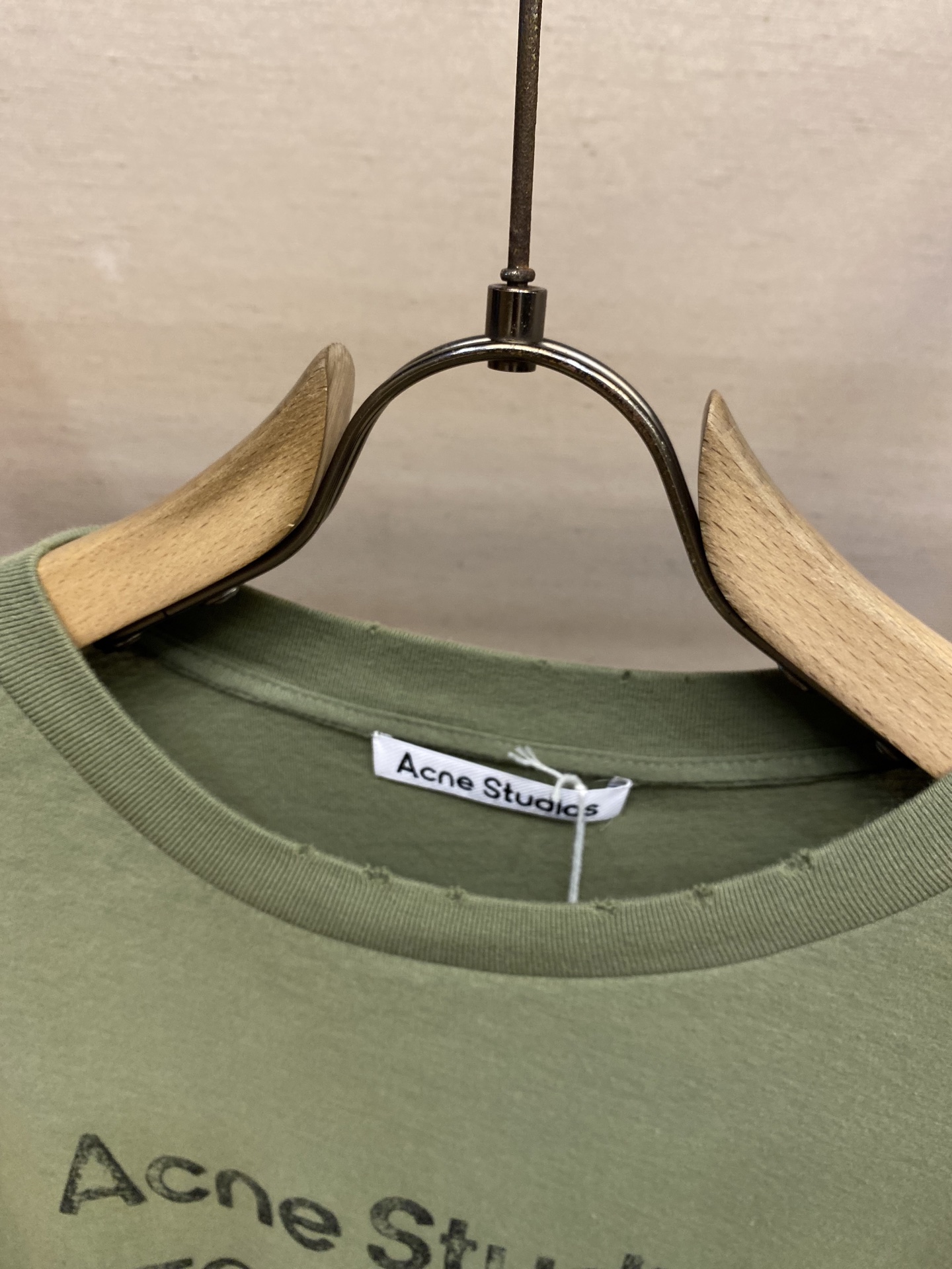 🌟🌟Acne Studios，男女同款圆领长袖T恤 秋天可外穿 冬天可打底 一年四季可穿 超高性价比 随