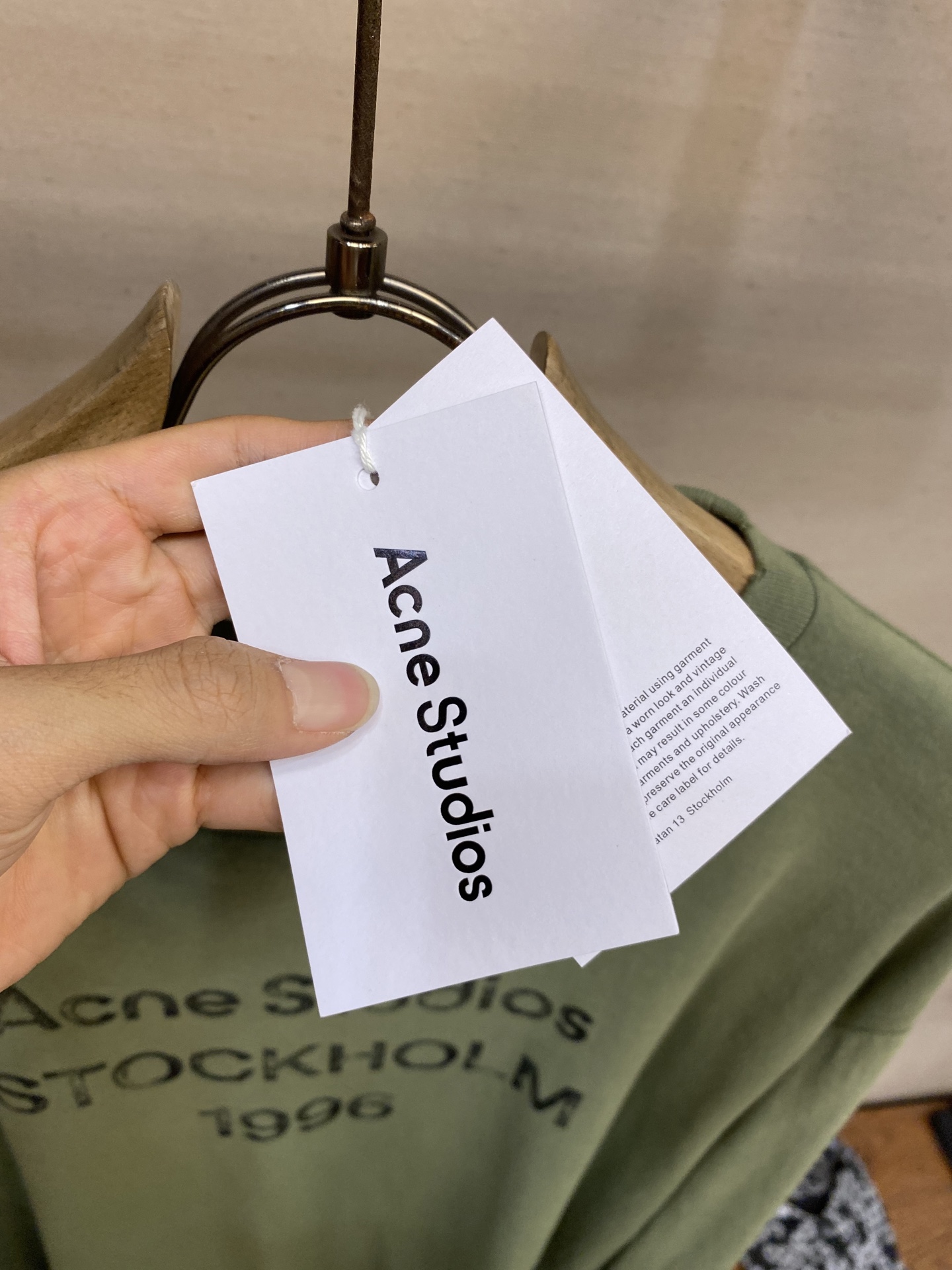 🌟🌟Acne Studios，男女同款圆领长袖T恤 秋天可外穿 冬天可打底 一年四季可穿 超高性价比 随