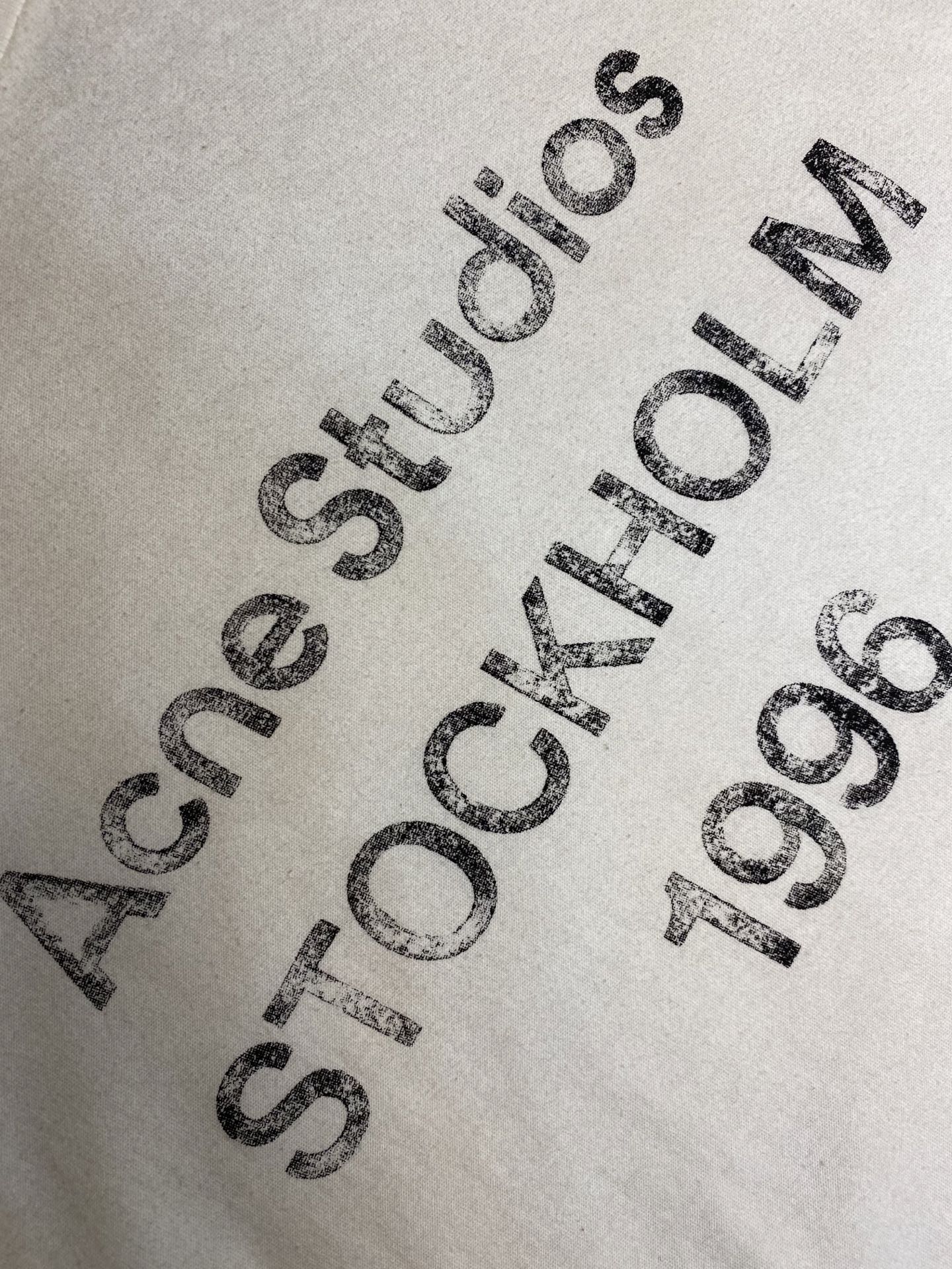 🌟🌟Acne Studios，男女同款圆领长袖T恤 秋天可外穿 冬天可打底 一年四季可穿 超高性价比 随