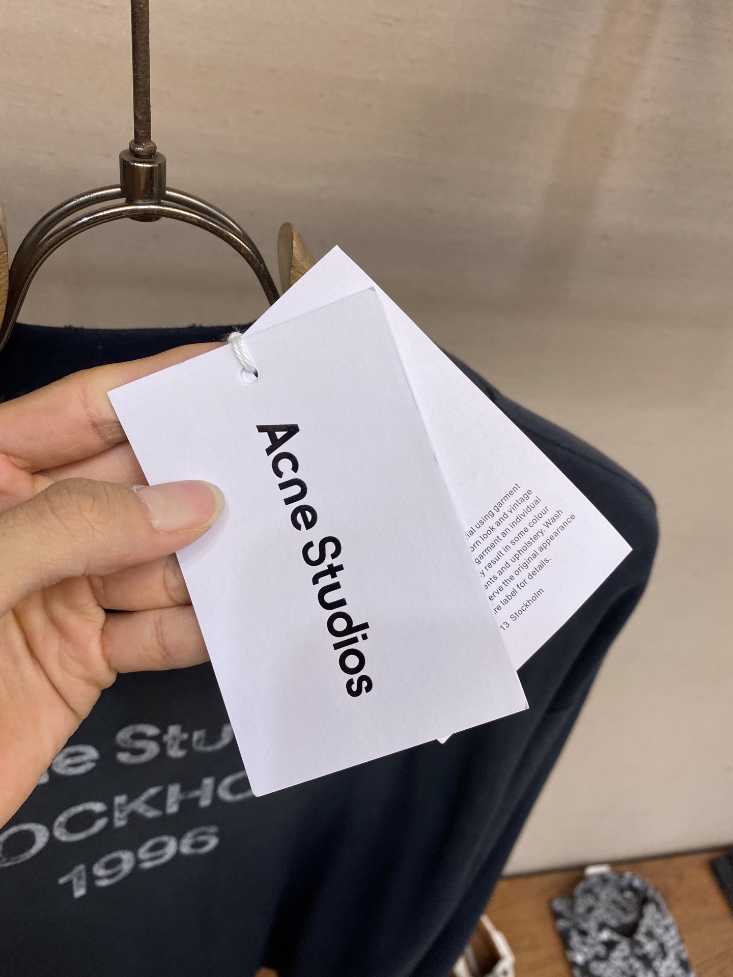 🌟🌟Acne Studios，男女同款圆领长袖T恤 秋天可外穿 冬天可打底 一年四季可穿 超高性价比 随