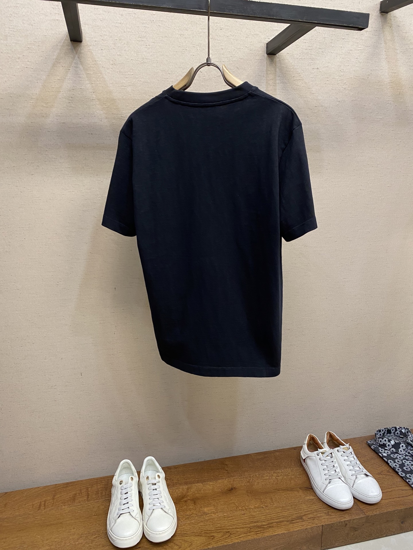 🌟🌟CHANEL，小香中古巴黎秀场员工半袖T恤/经典刺绣袖口字母滴胶短袖T恤 竹节棉质成衣洗水纯棉 ⚠️