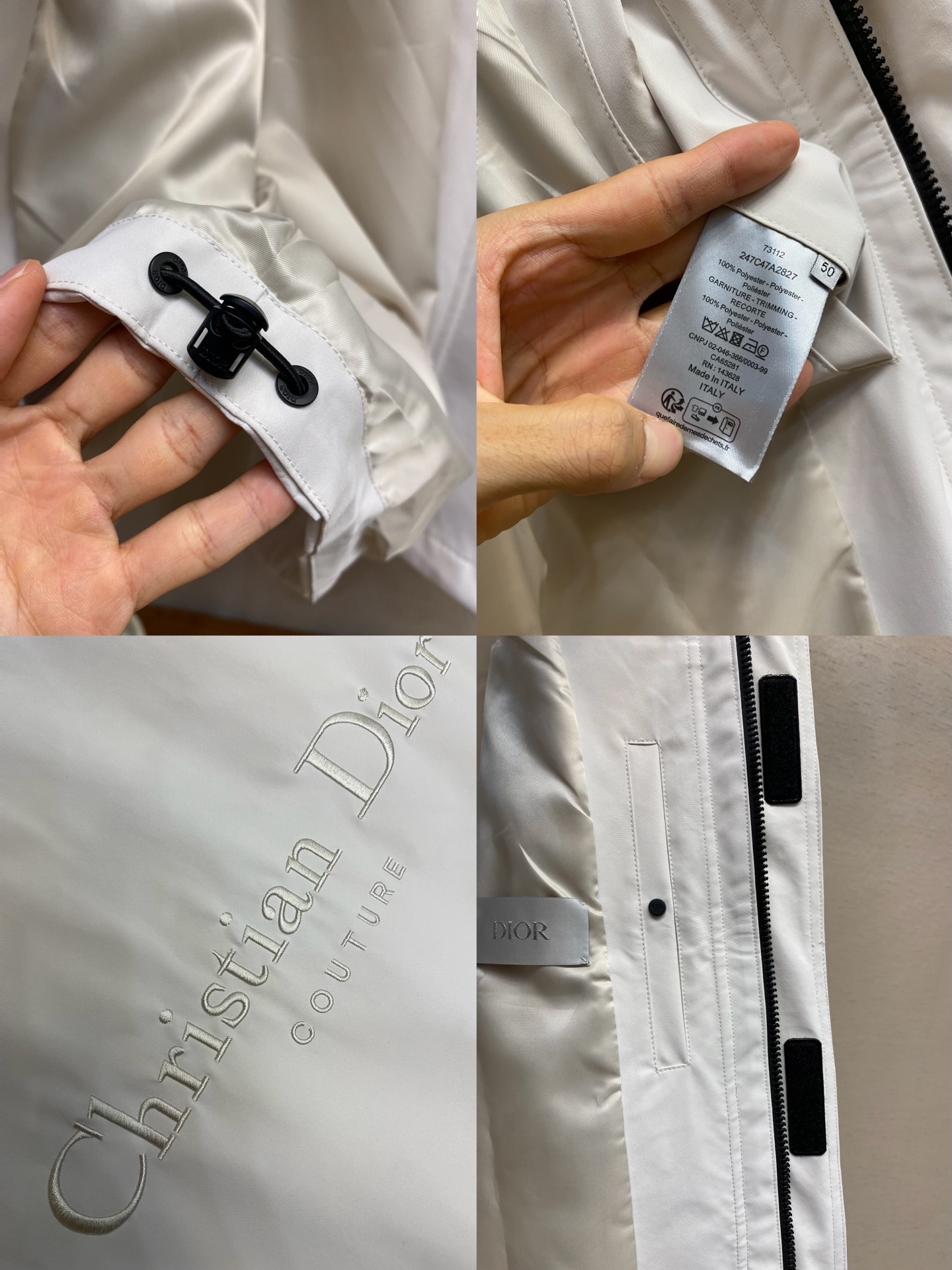 🌟🌟Dior、2025秋冬新品夹克外套，Gore-Tex面料三合一面料，国际认证滑雪专用面料，具有防风透