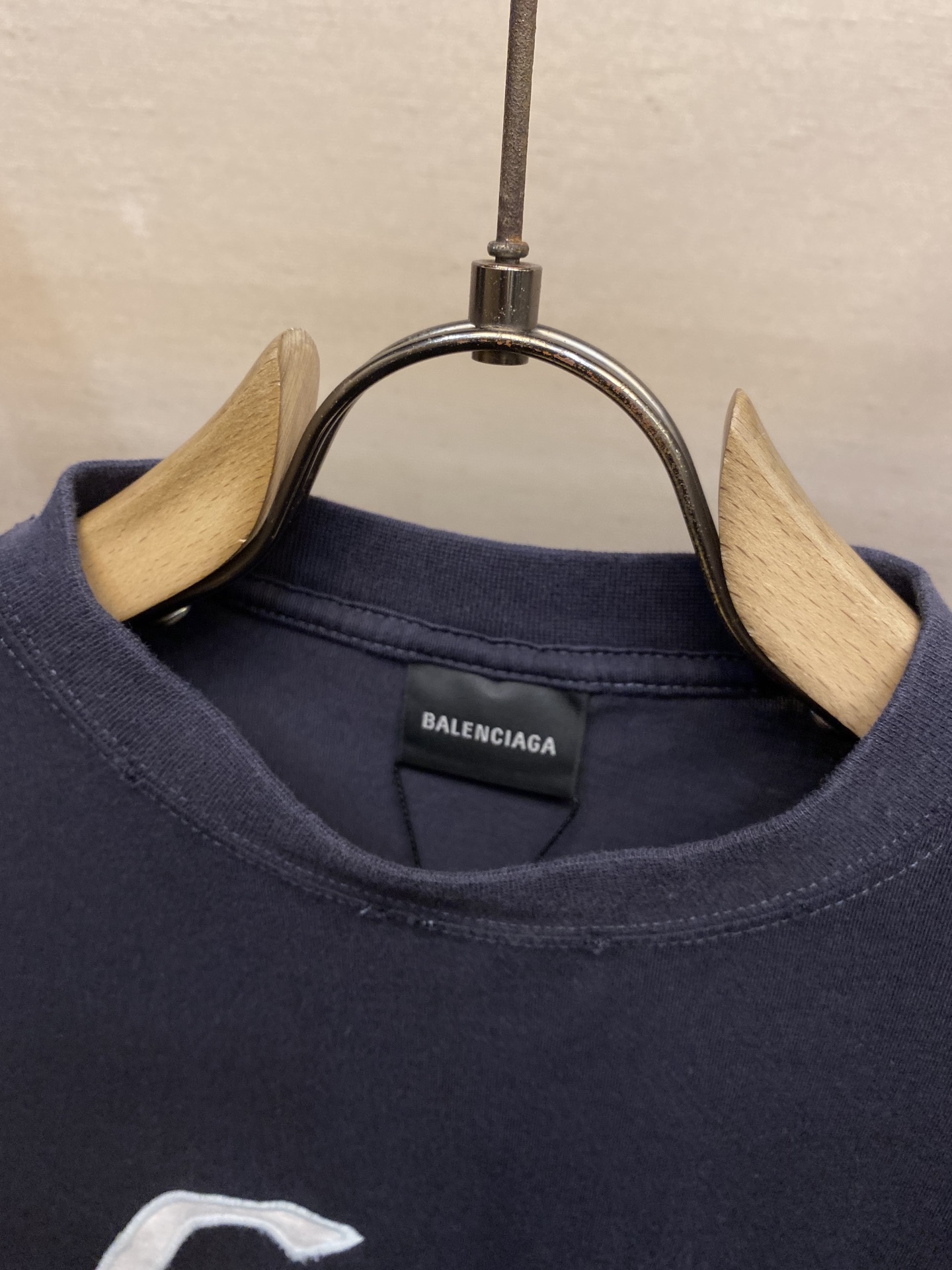 🌟🌟Balenciaga、奢华字母贴布圆领短袖⚠️原,000购买；平纹针织面料、正面饰以luxury s