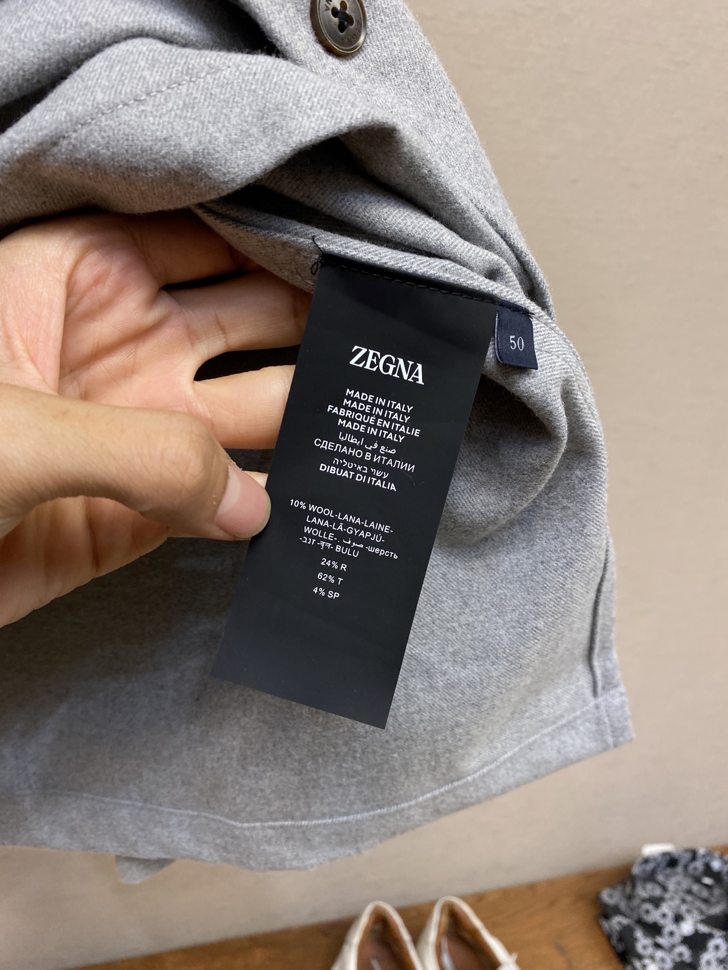 🌟🌟Zzegna，2025秋冬 品质控推荐 羊毛混纺男士休闲上衣 经典款 松弛感的一款休闲长裤 商务休闲