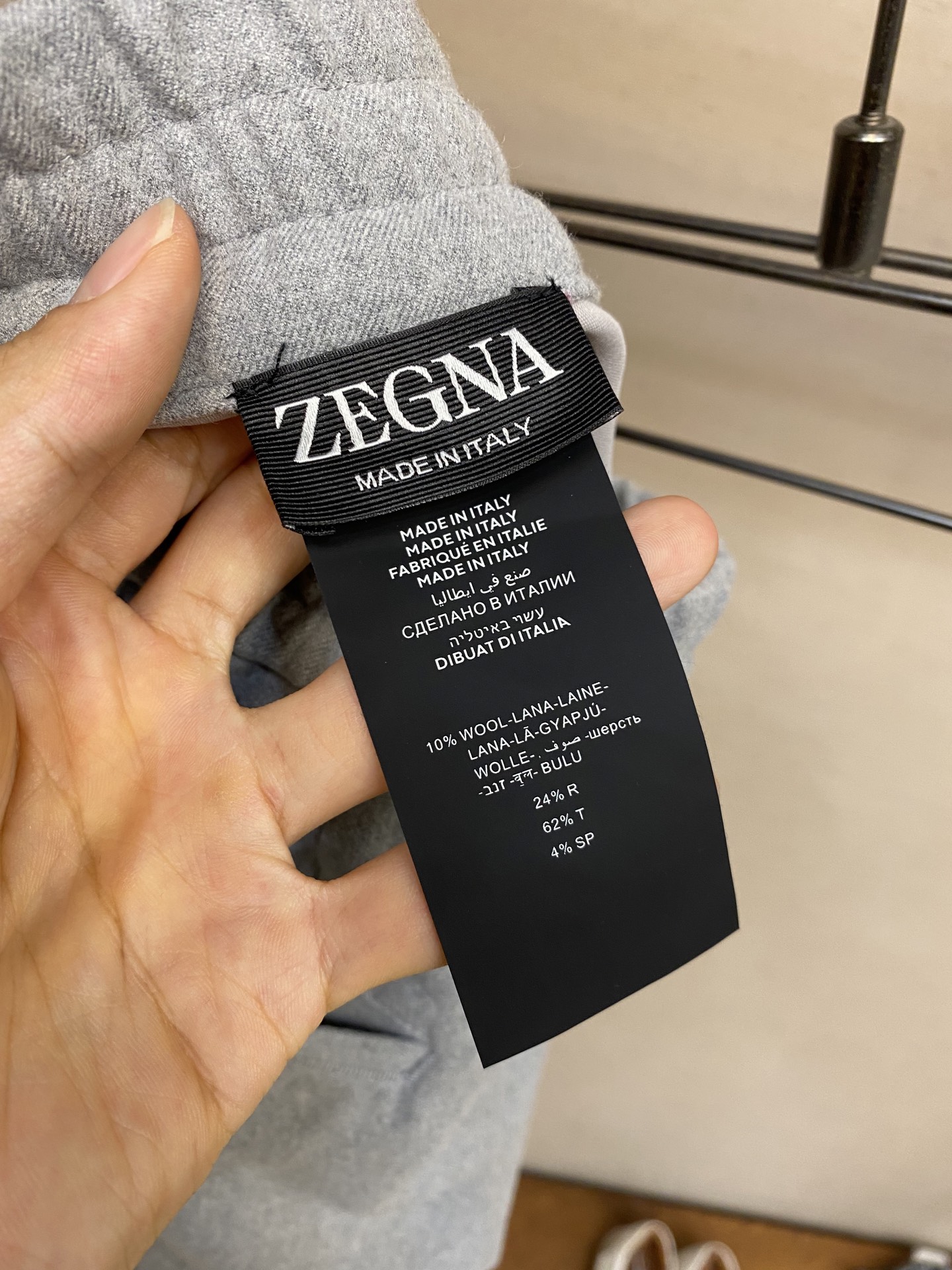 🌟🌟Zzegna、2025秋冬 品质控推荐 羊毛混纺男士休闲长裤 经典款 松弛感的一款休闲长裤 商务休闲