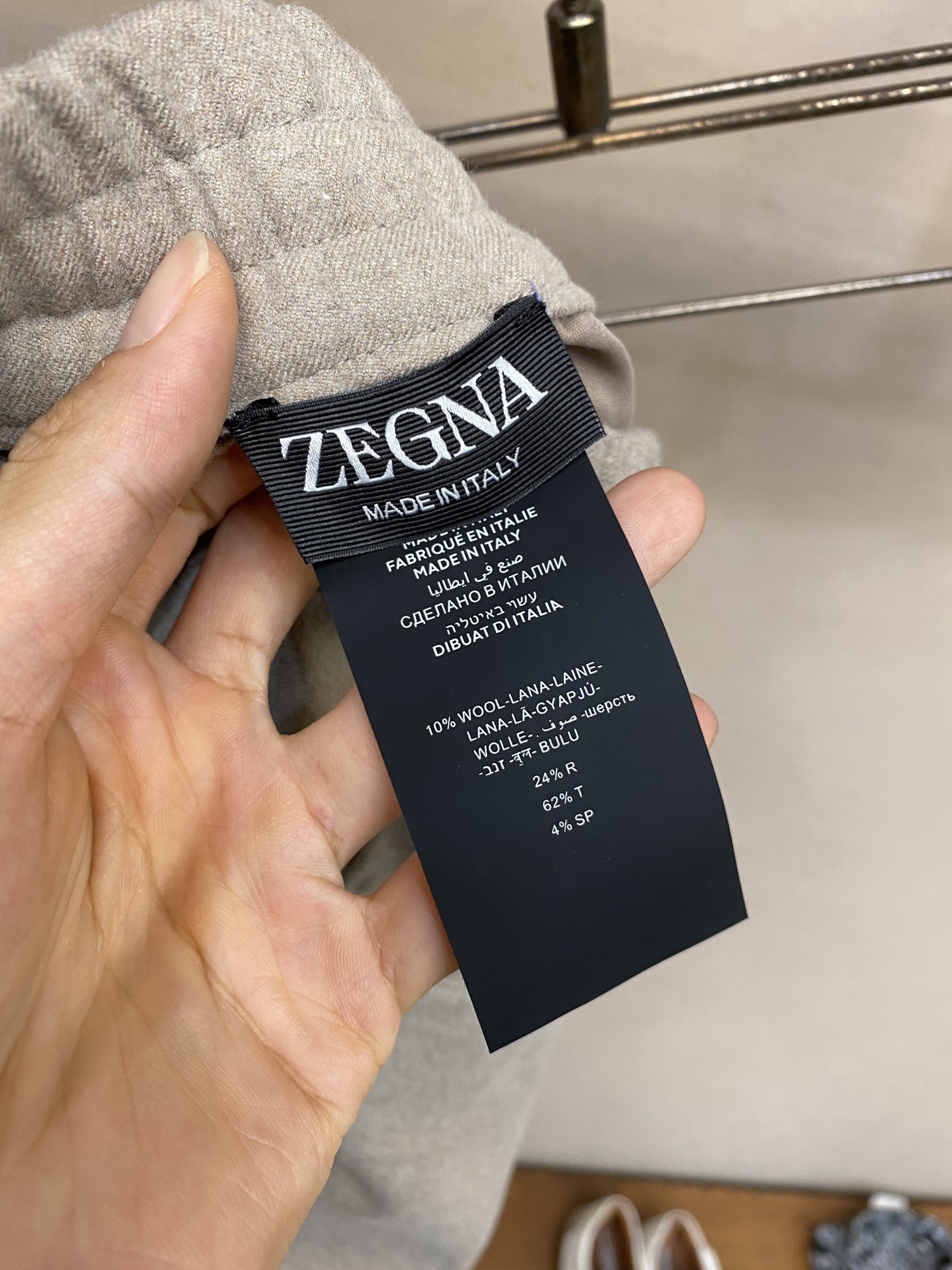 🌟🌟Zzegna、2025秋冬 品质控推荐 羊毛混纺男士休闲长裤 经典款 松弛感的一款休闲长裤 商务休闲