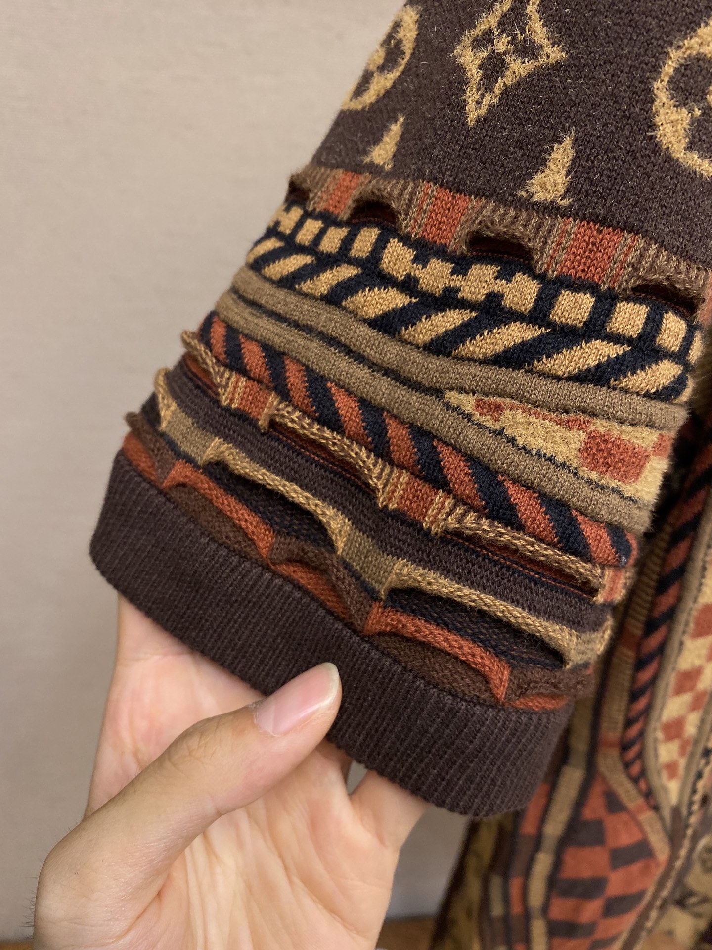 🌟🌟1V、路易威登 25FW 联名Nigo系列Monogram花㚏提花重工Polo领短袖重工定位立体撞色