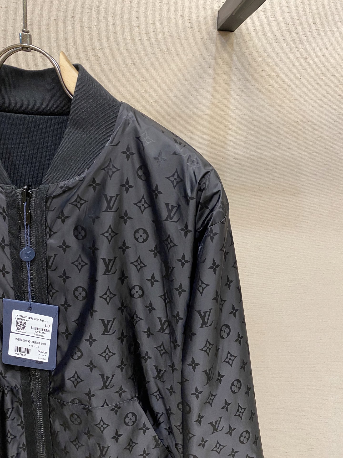 🌟🌟 1V 路易家 ⚠️仅限干洗！！中温熨烫！ 2025FW早秋系列MONOGRAM 提花双面穿轻质夹克