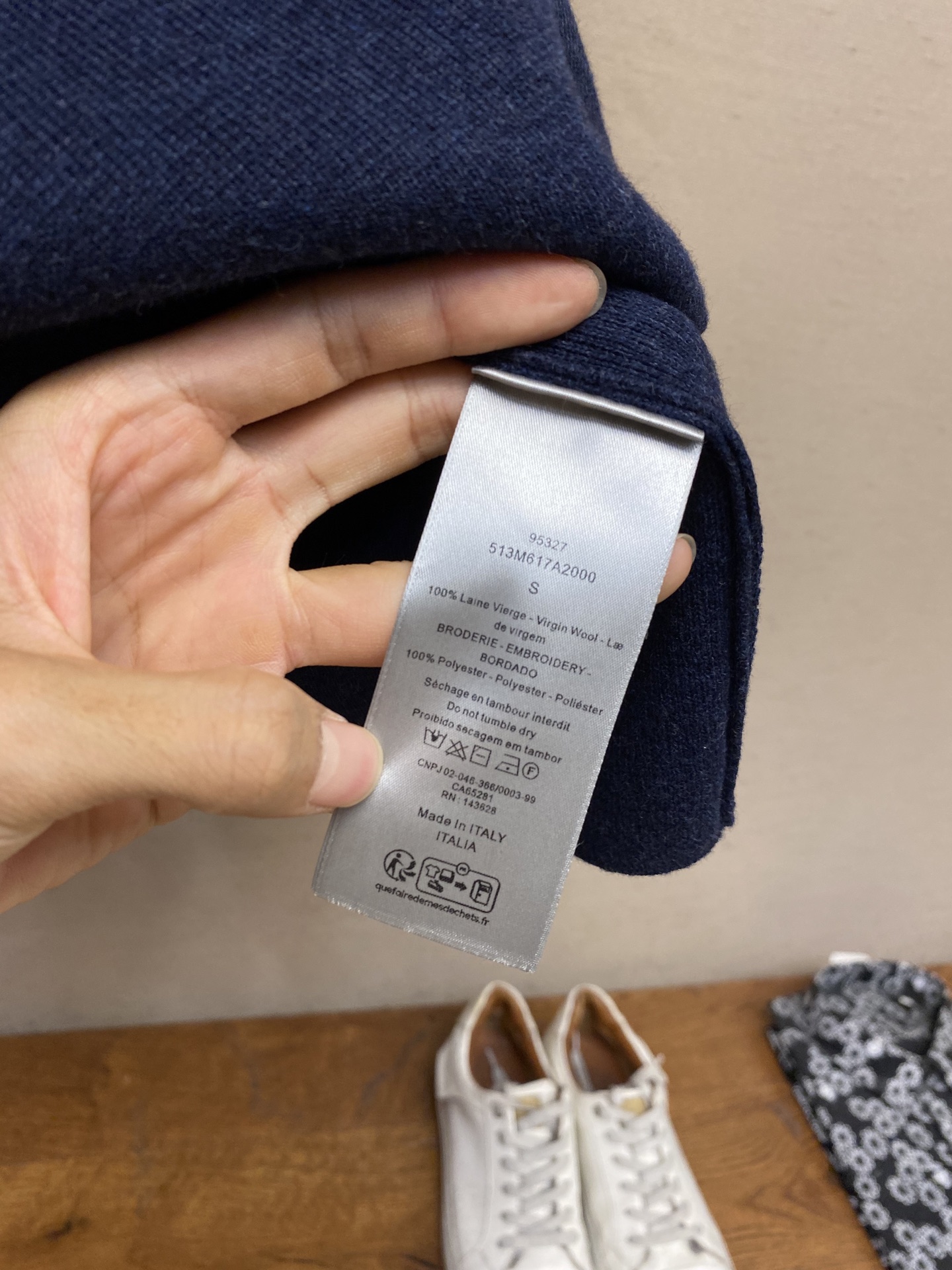 🌟🌟Dior、CD字母圆领毛衣 毛料采用48支超细50%羊毛50%棉混纺纱线，运用进口14针毛织机双面立