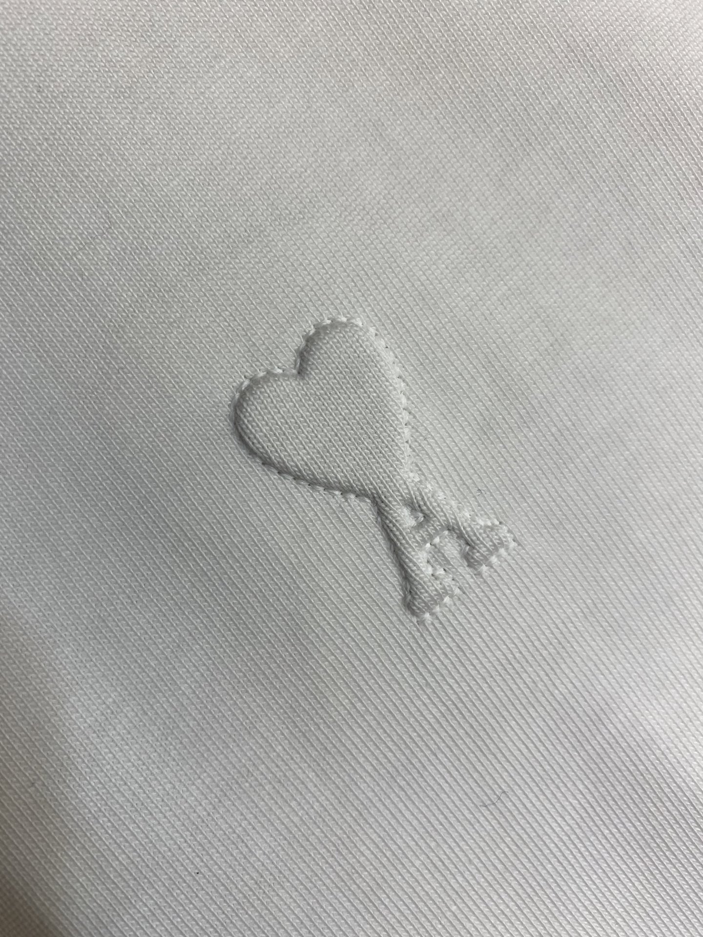 🌟🌟AMl……2025FW早秋新品男女同款重磅棉质立体爱心❤️/后背同色AMI刺绣宽松版棉质半袖T恤洗涤