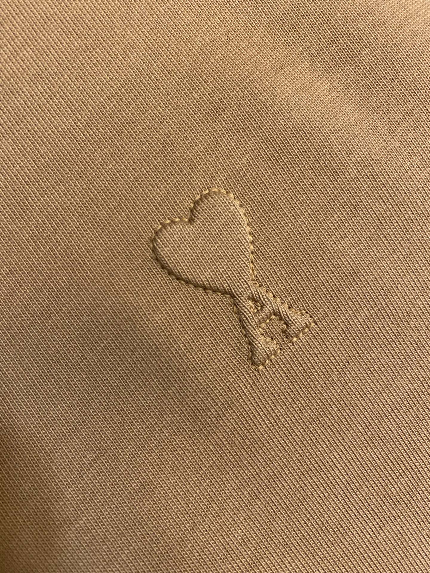 🌟🌟AMl……2025FW早秋新品男女同款重磅棉质立体爱心❤️/后背同色AMI刺绣宽松版棉质半袖T恤洗涤