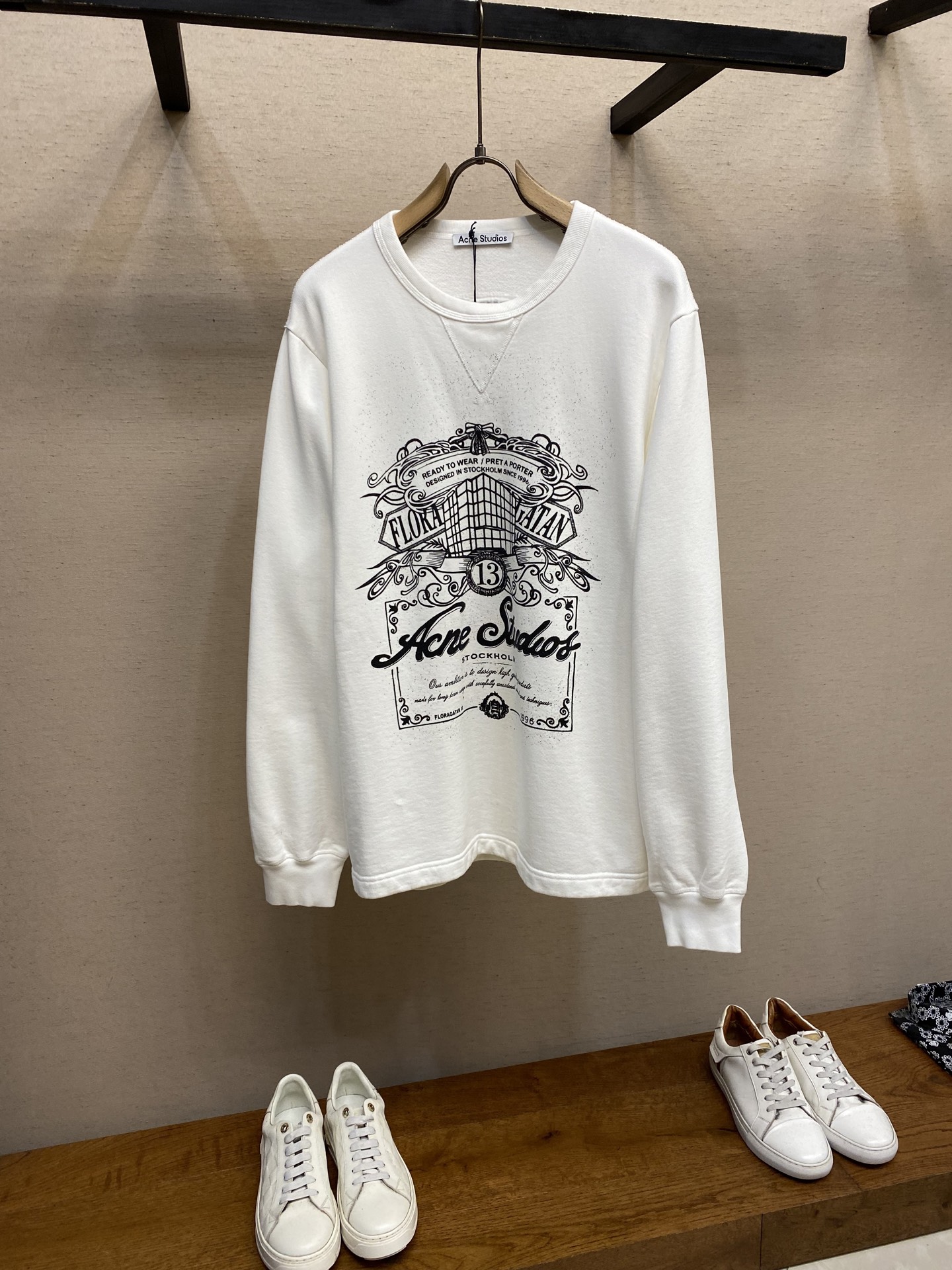 NO:653533,Acne Studios autumn and winter new thick cotton ring fabric logo embroidery design, loose fit, same style for men and women, sizes S-XL,,acne studios,dior,alexander wang19860909Acne Studios秋冬新款厚实棉圈面料 logo刺绣设计 宽松版型 男女同款 尺码S-XL,,acne studios,dior,alexander wang,Men's clothing