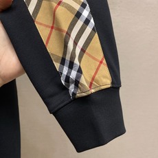 🌟🌟BBR 巴宝莉 20Fw 手臂格纹拼接圆领卫衣!!!!! 对色定染面料螺纹、毛巾刺绣章仔、罗纹拼接衣身设计、哈苏坎车 🌟🌟BBR 巴宝莉 20Fw 手臂格纹拼接圆领卫衣!!!!! 对色定染面料螺纹、毛巾刺绣章仔、罗纹拼接衣身设计、哈苏坎车