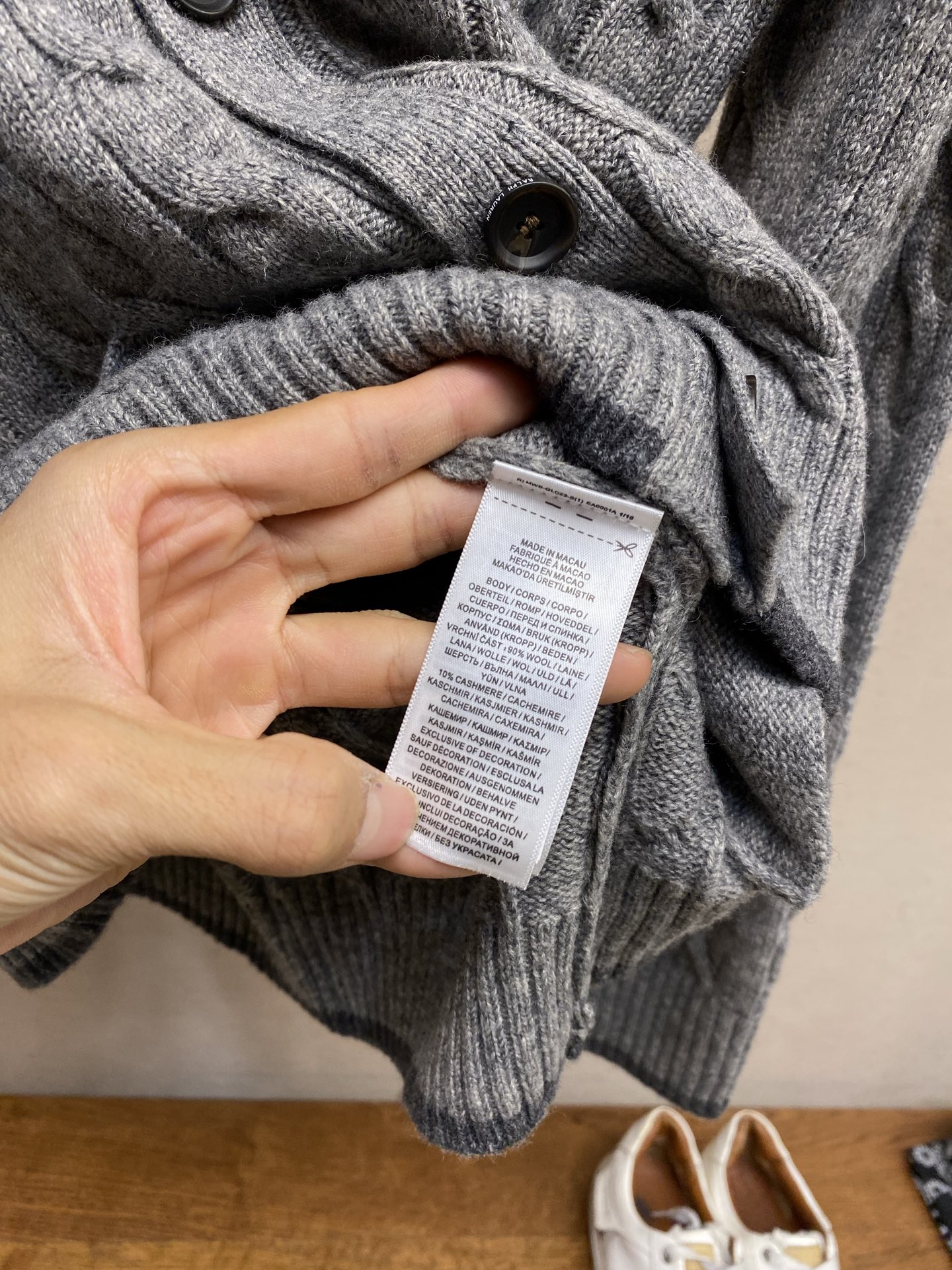 🌟🌟 RalP🆕h Lauren 经典款V领纯色小马刺绣logo针织开衫长袖拉夫劳伦RalP🆕h Lau