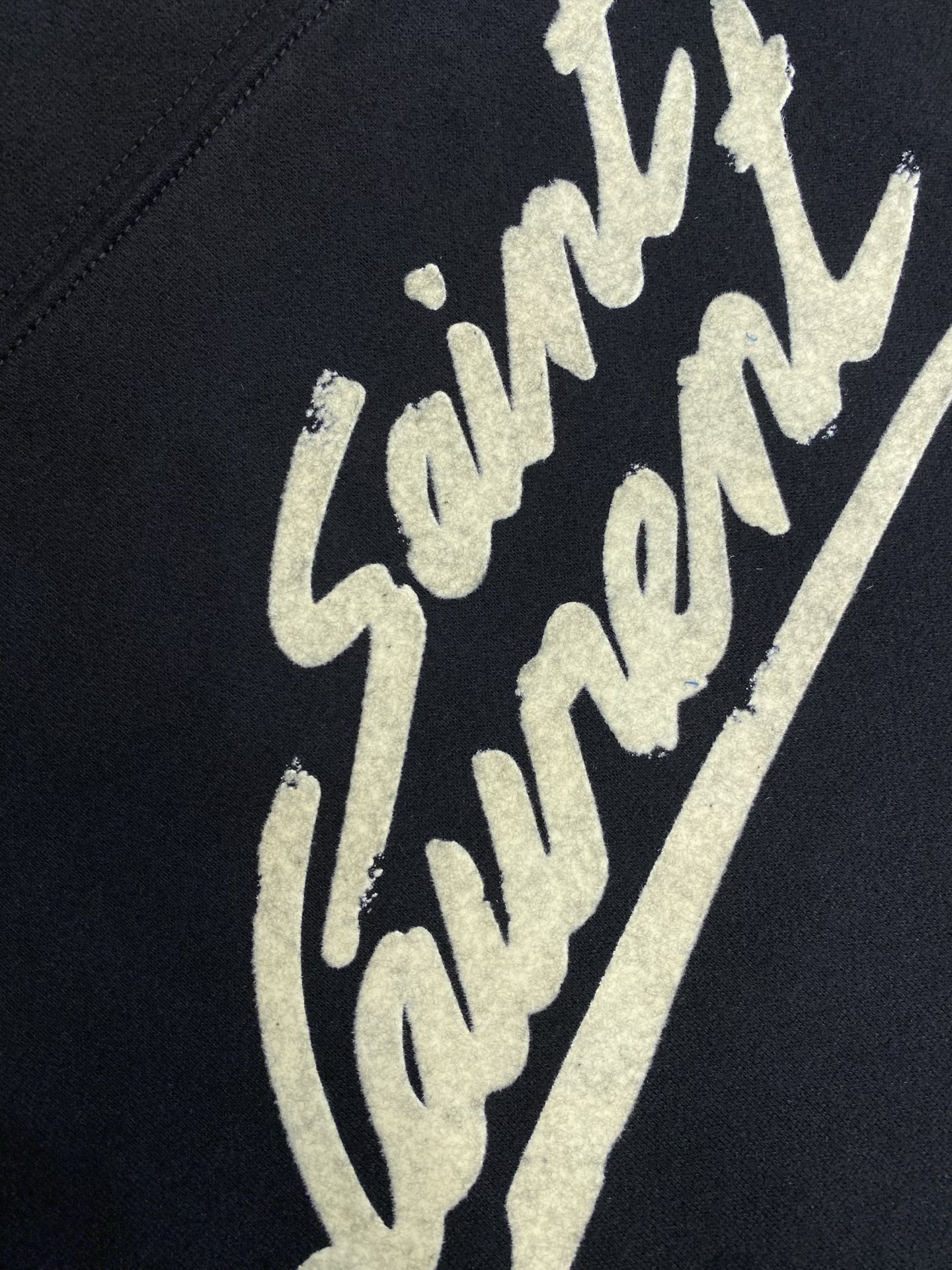 🌟🌟SlP🆕 圣罗兰LOGO印花连帽卫衣 正品4239购入开发 350克精梳棉珍珠抓绒 420克潮牌罗纹