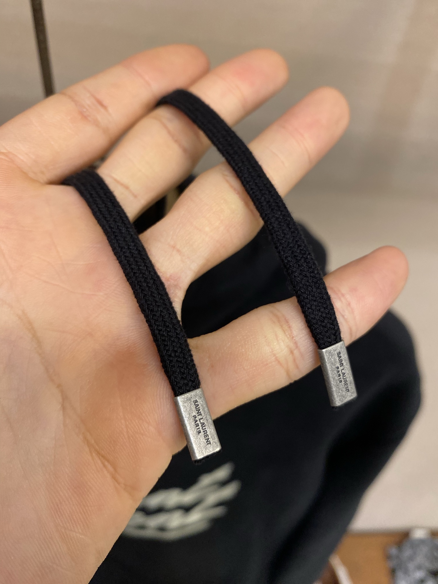 🌟🌟SlP🆕 圣罗兰LOGO印花连帽卫衣 正品4239购入开发 350克精梳棉珍珠抓绒 420克潮牌罗纹