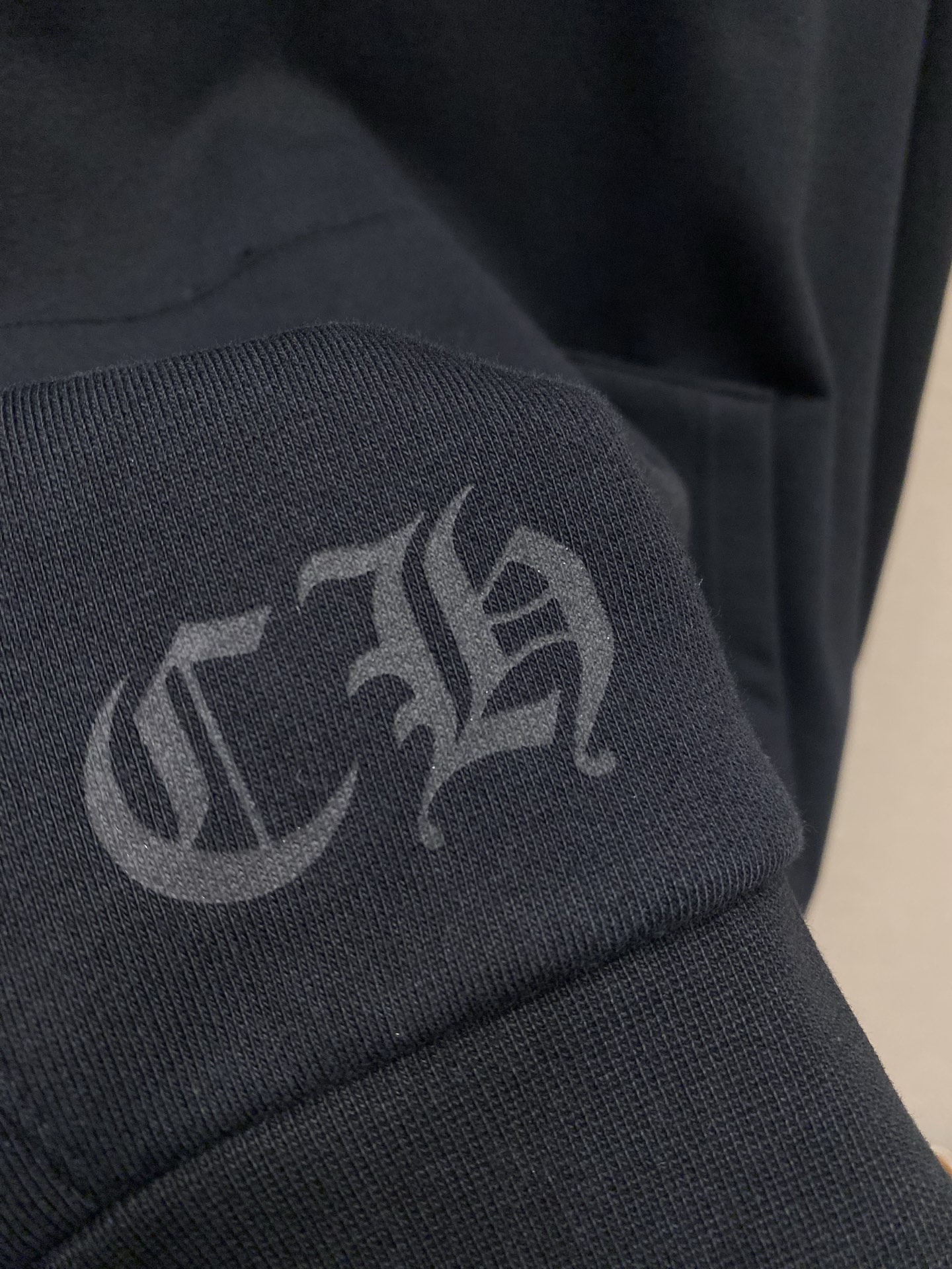 🌟🌟 Chrome Hearts25SS1988限定锡箔色印字连帽卫衣 400克奥代尔绒卫衣料 440克