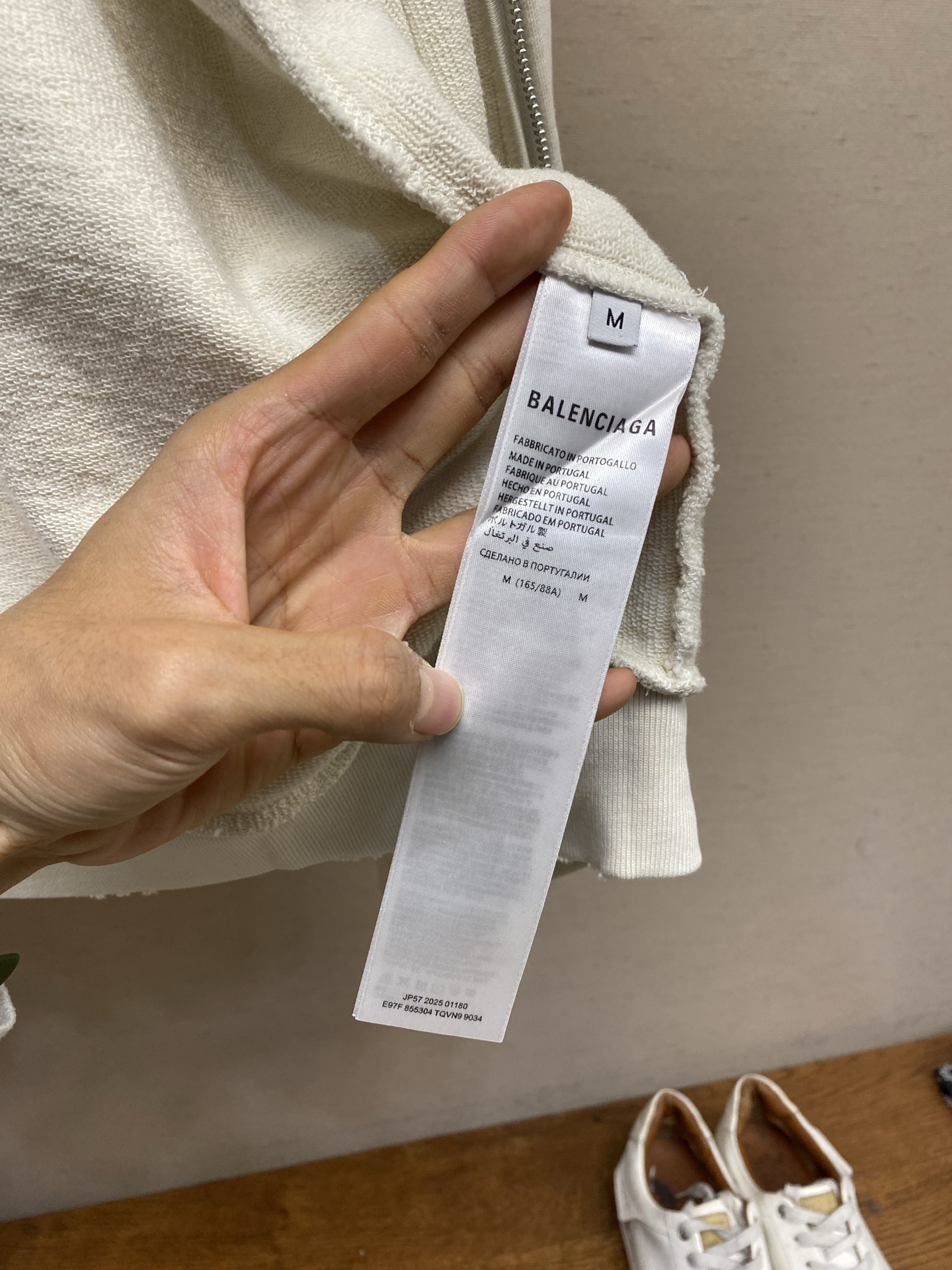 🌟🌟Balenciaga 字母刺绣连帽拉链长袖卫衣 正品9200购入开发 400克100%精梳棉巴黎毛圈