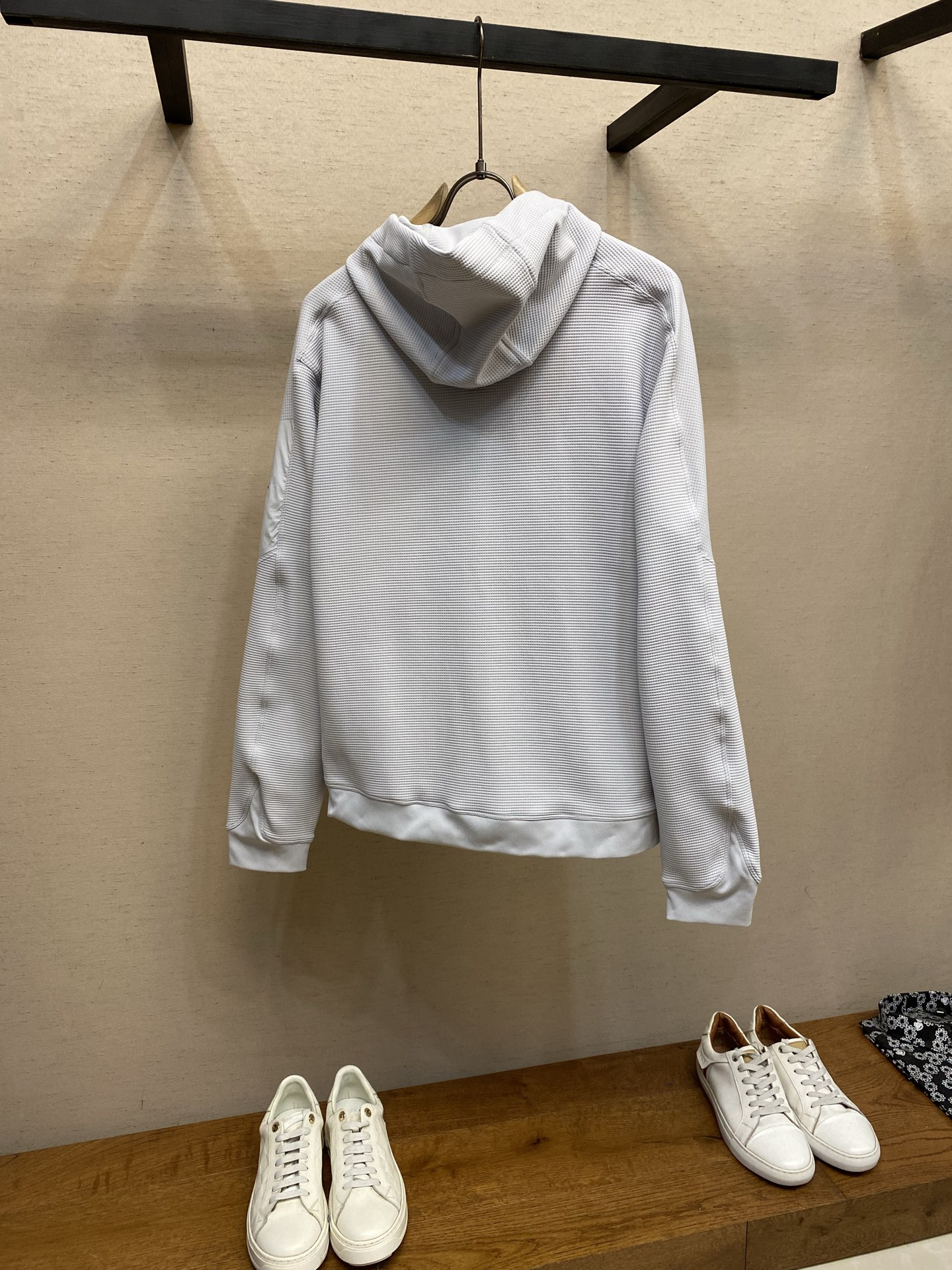 🌟🌟Arctery 鸟Olera 华夫格26FW刺绣logo保暖舒适简约连帽夹克外套。顶级刺绣。面料 辅