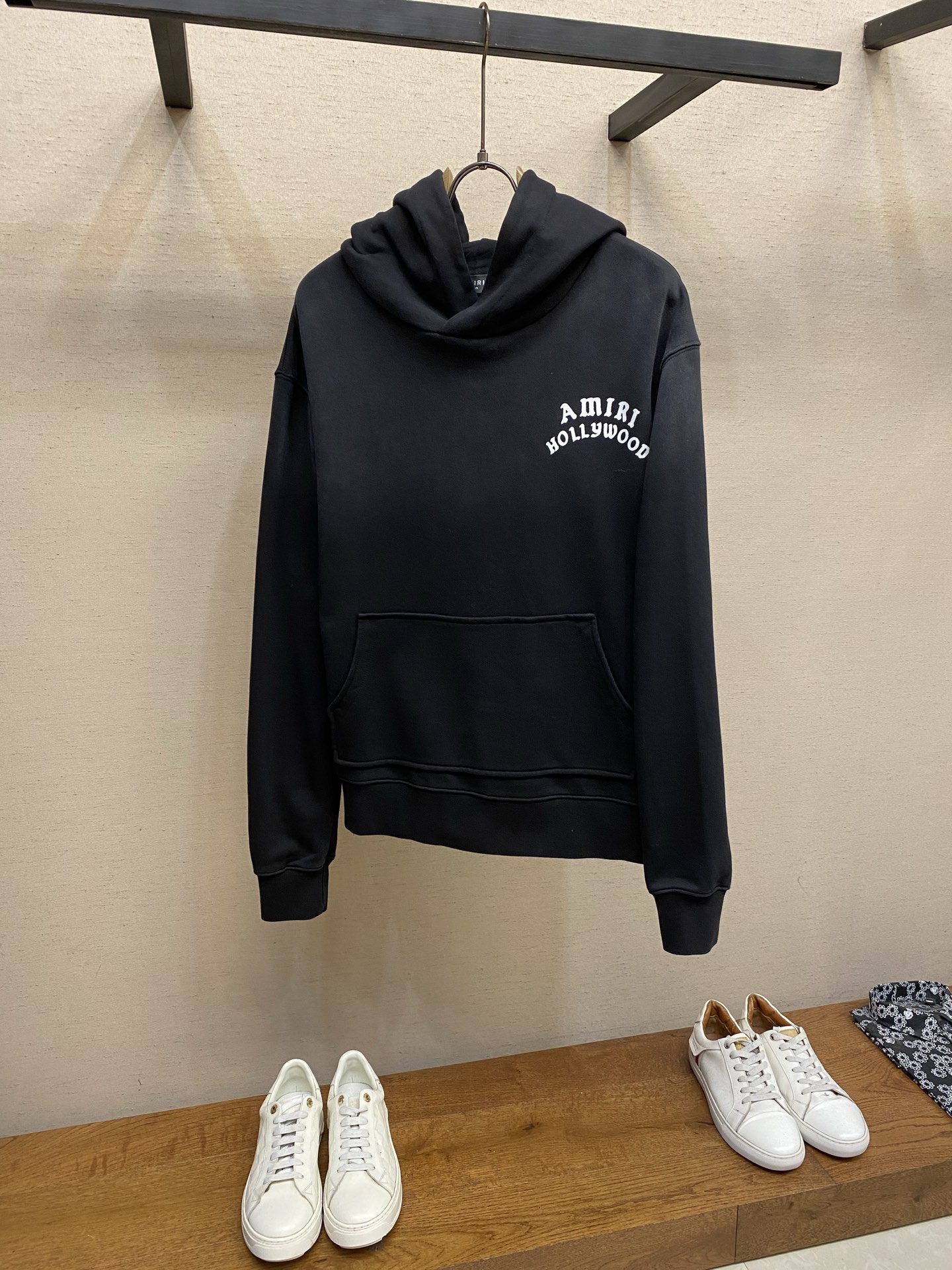 🌟🌟ANIRI 新款洗水做旧纯棉毛圈重磅连帽卫衣 印花logo工艺 尺码：S-XL