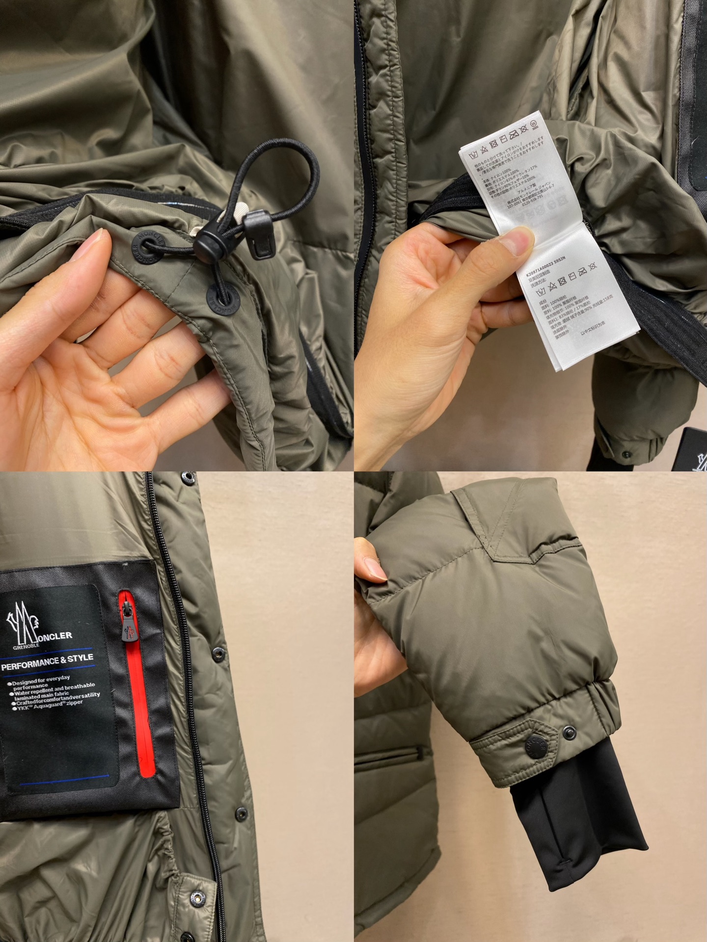 🌟🌟Moncler 秋冬新款羽绒服外套 高端定制 内填充顶级国标纯正90白鸭绒 品质经得起任何形式检验，