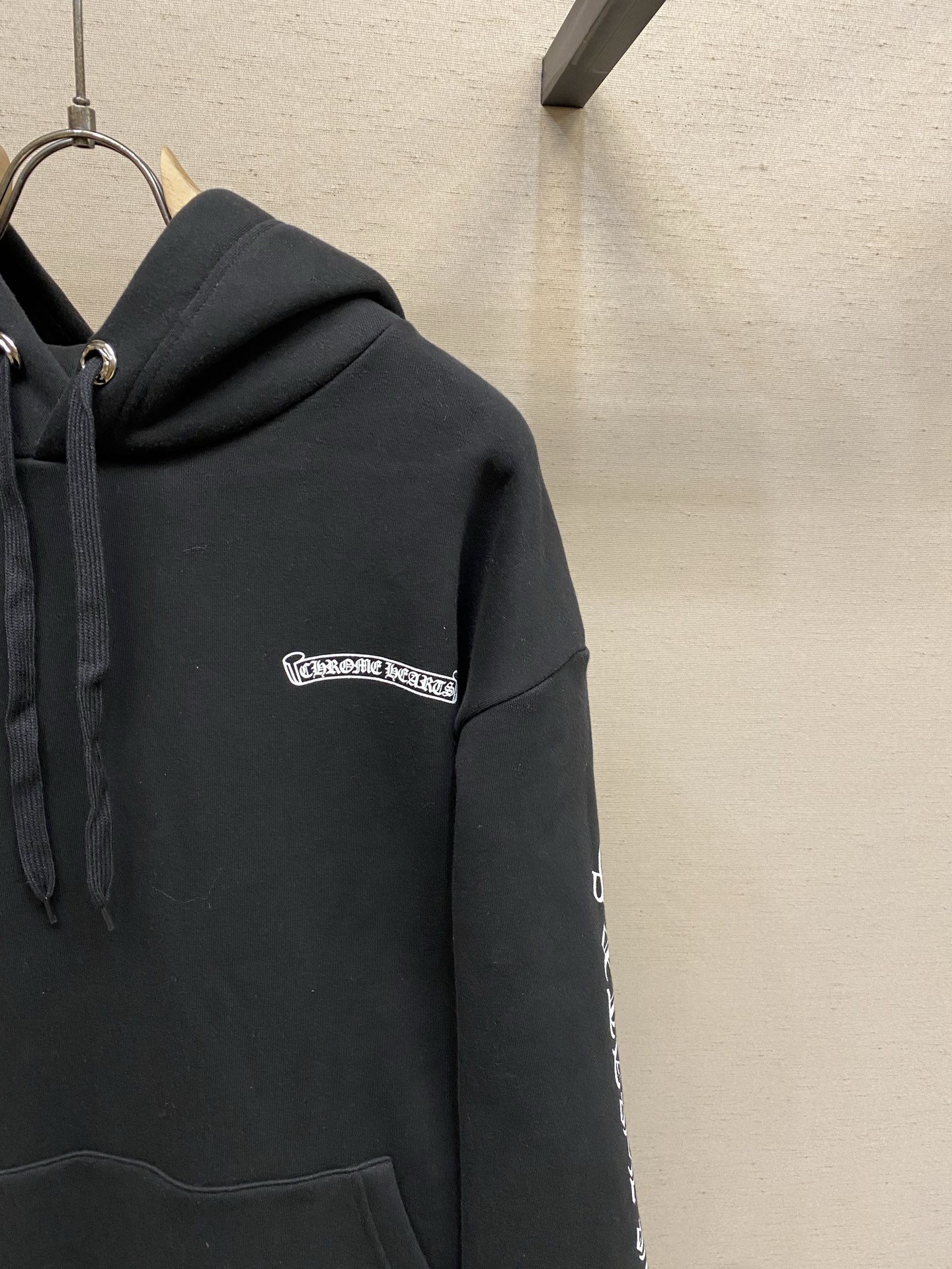 🌟🌟CH 克罗心 秋冬新款连帽休闲加绒宽松卫衣 logo贴布印花工艺 柔软薄绒细腻上身舒适 定做五金饰 